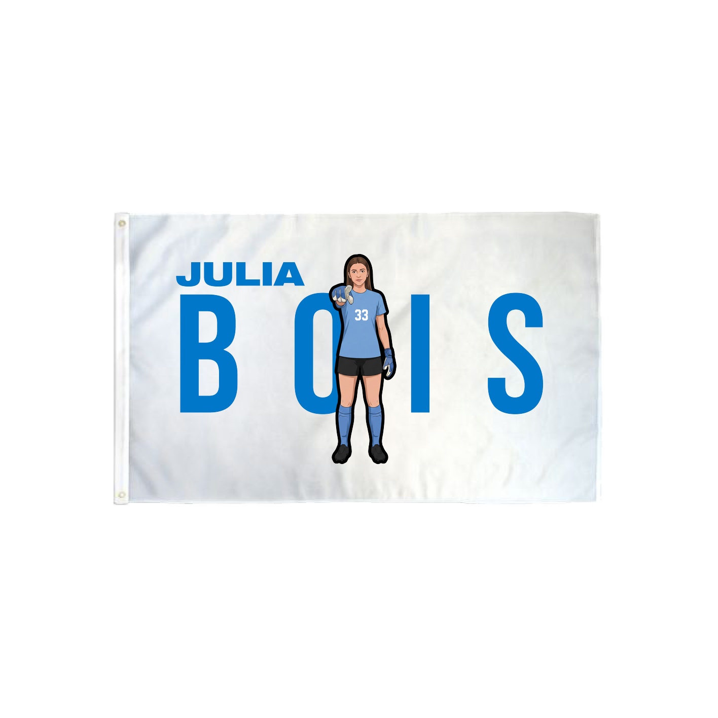 3x5 Flag — Player Name in Classic