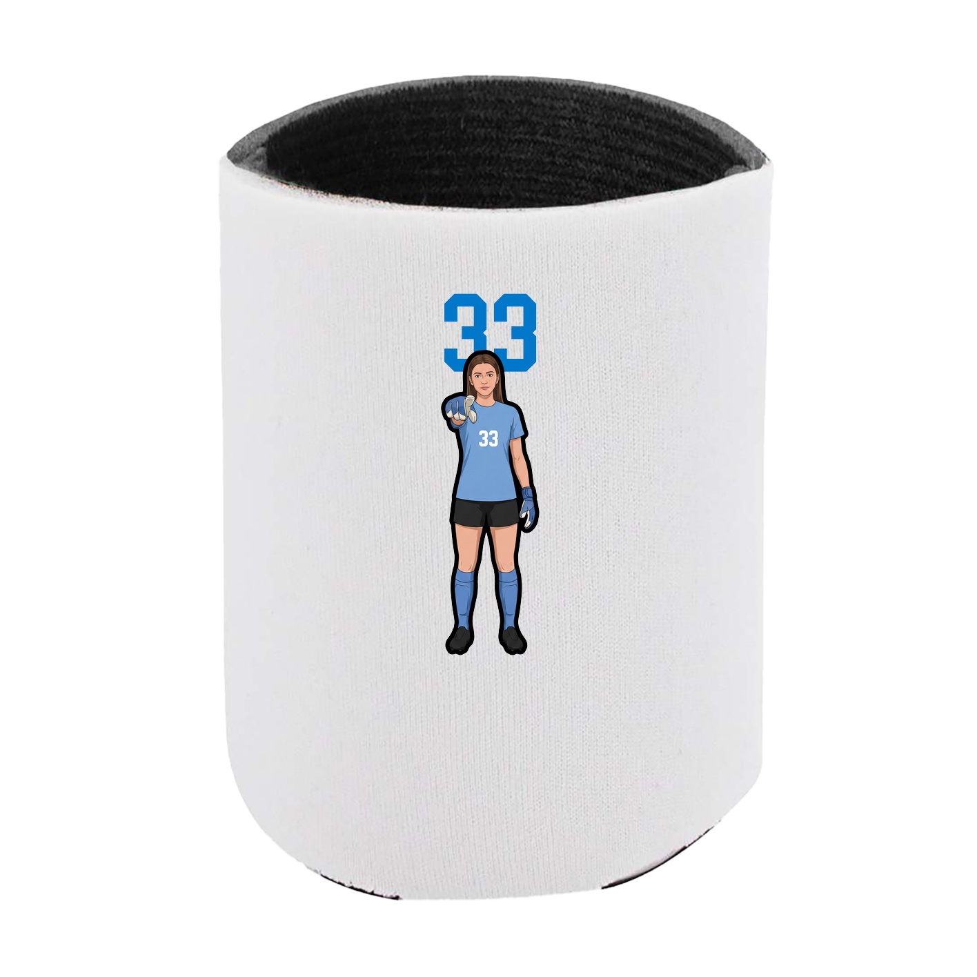 Can Holder — Number Top in White