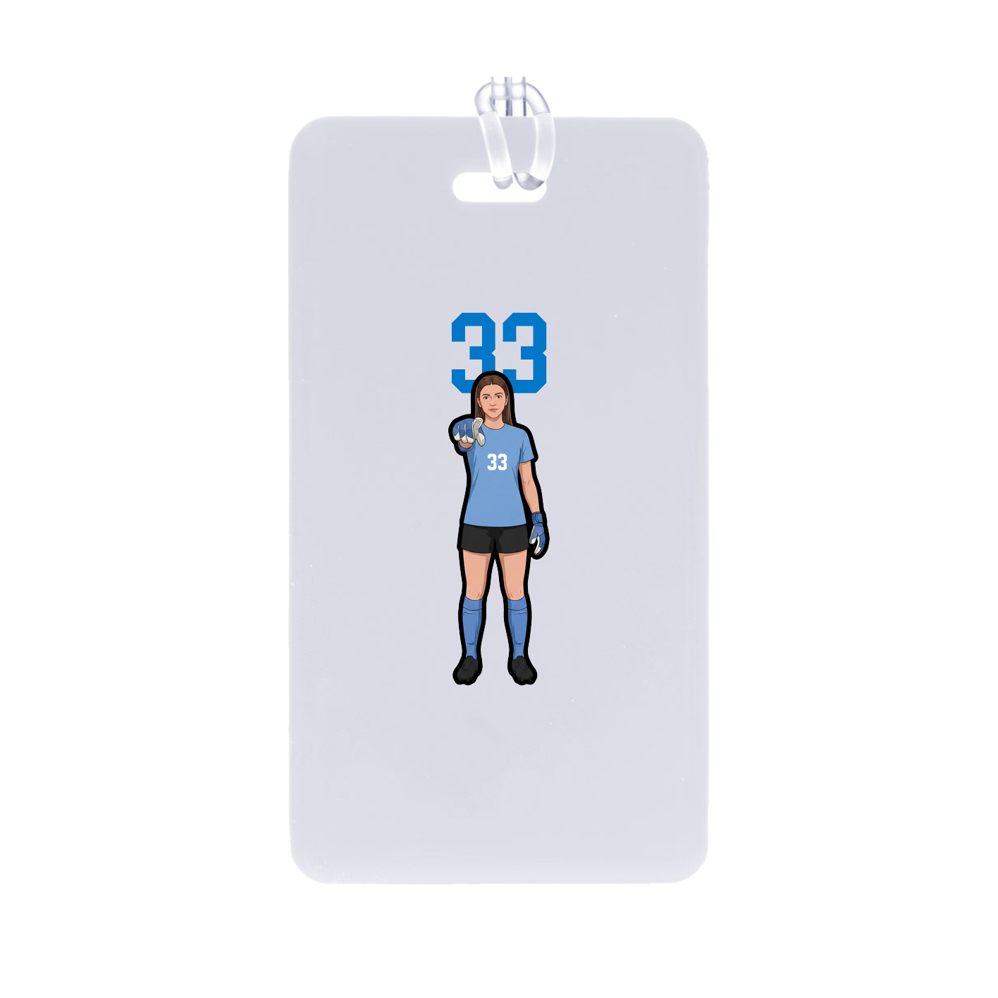 Bag Tag — Number Top in Classic