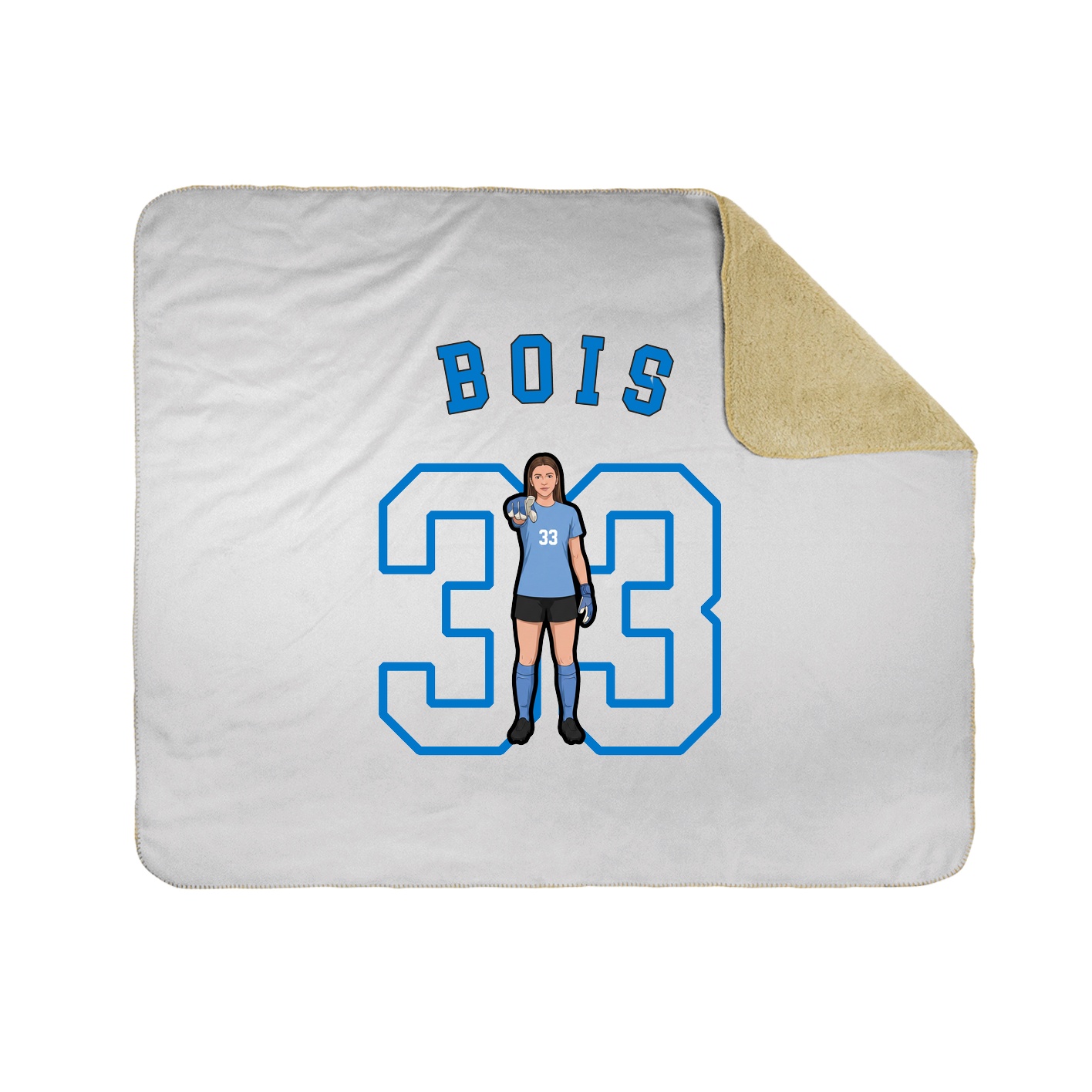Throw Blanket — Shirsey Arch in White