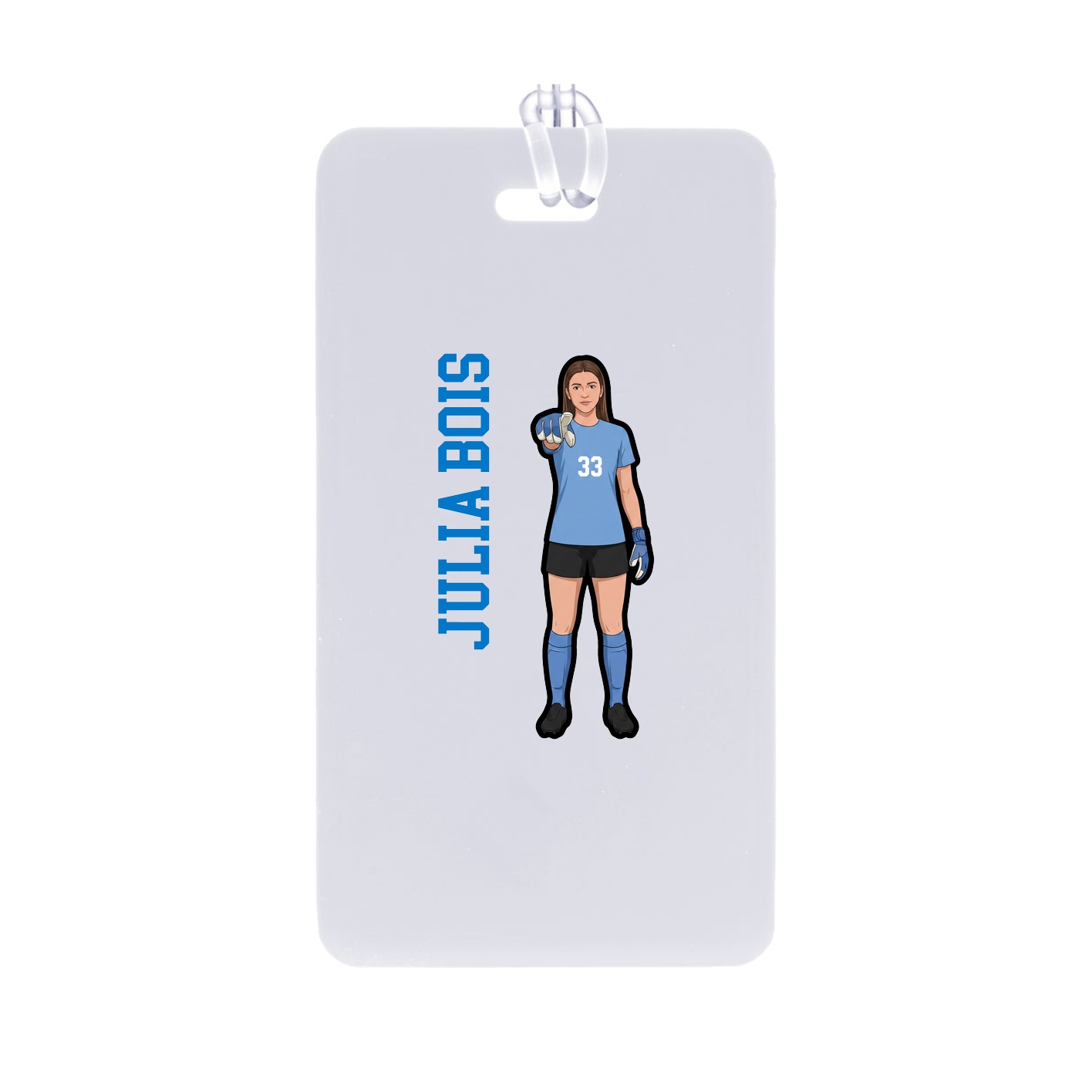 Bag Tag — Name Vertical in Classic