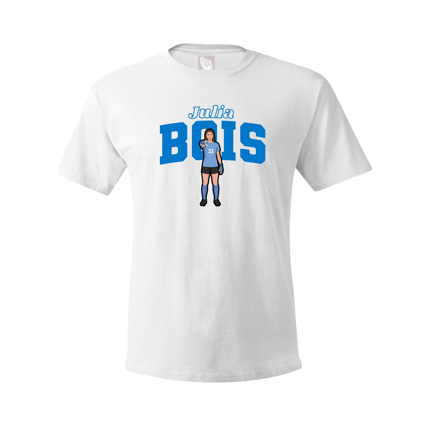 Tee — Name Arch in White
