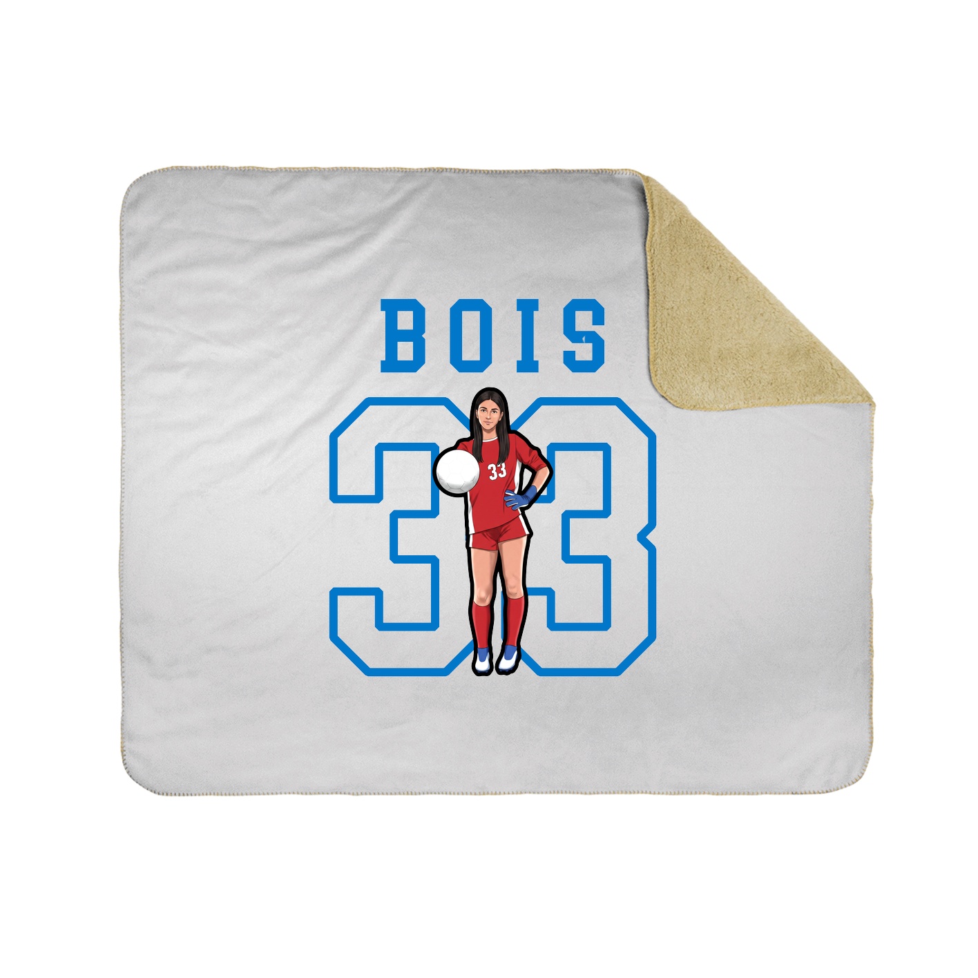 Throw Blanket — Shirsey in White