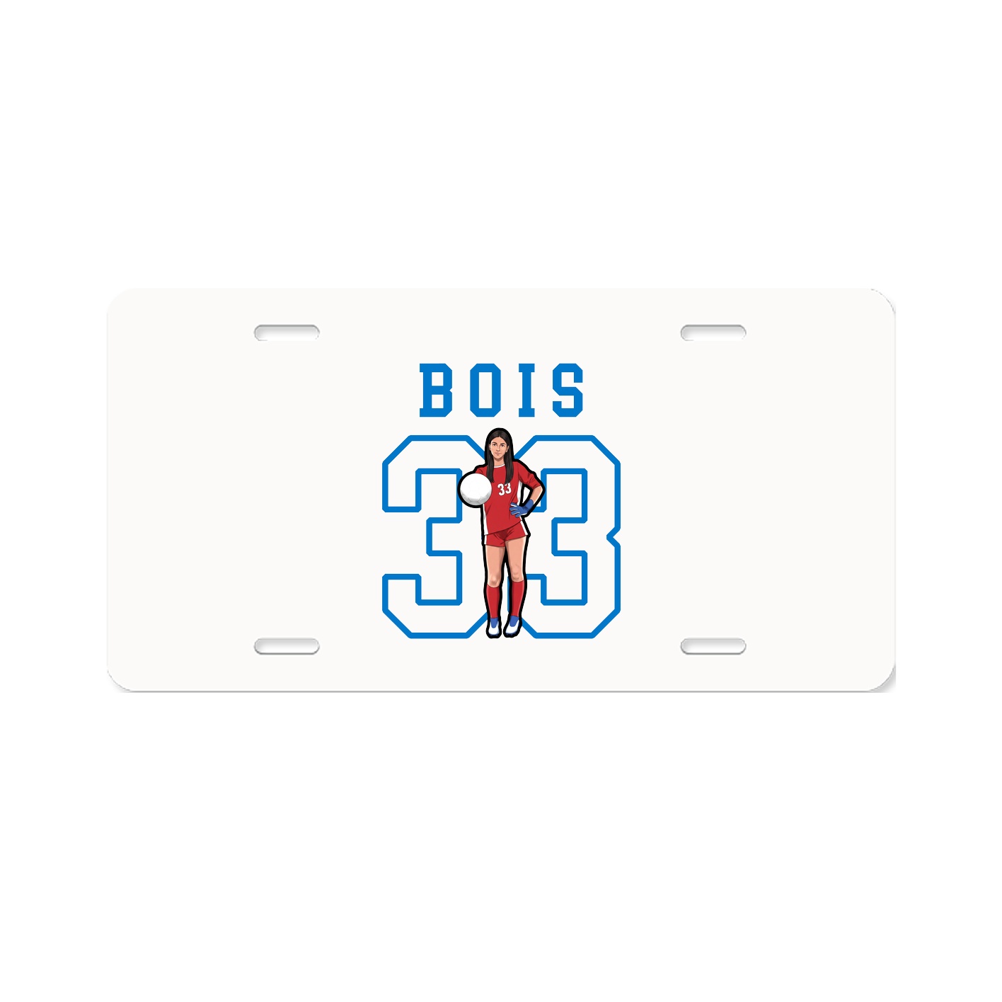 License Plate — Shirsey in Classic