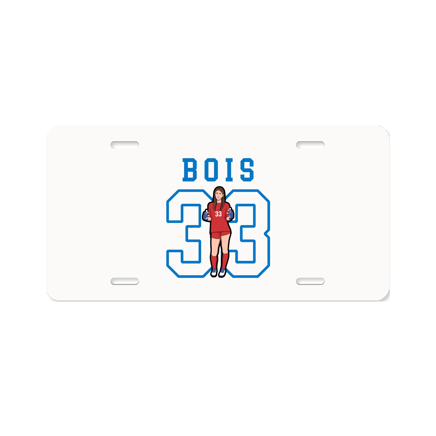 License Plate — Shirsey in Classic