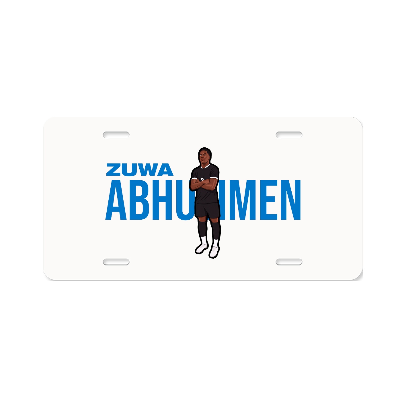 License Plate — Player Name in Classic