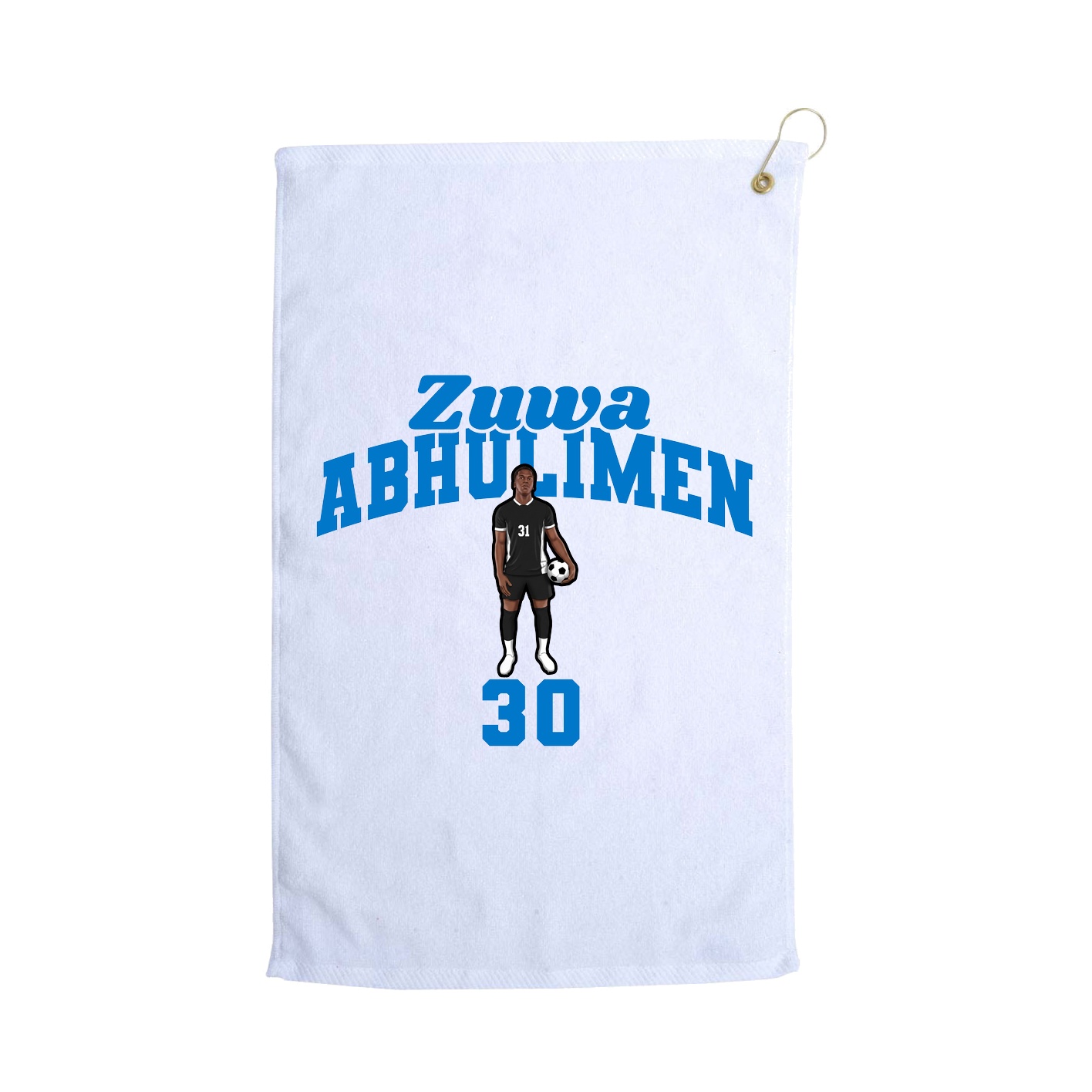 Golf Towel — Signature Arch in White