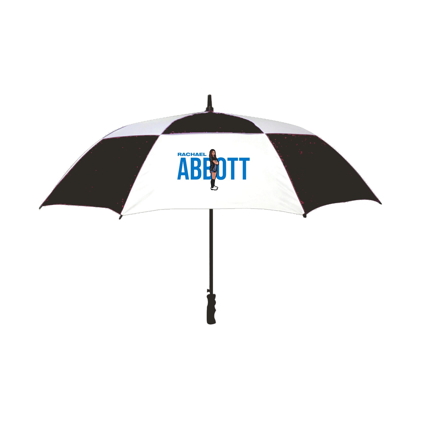 Golf Umbrella — Player Name in Black