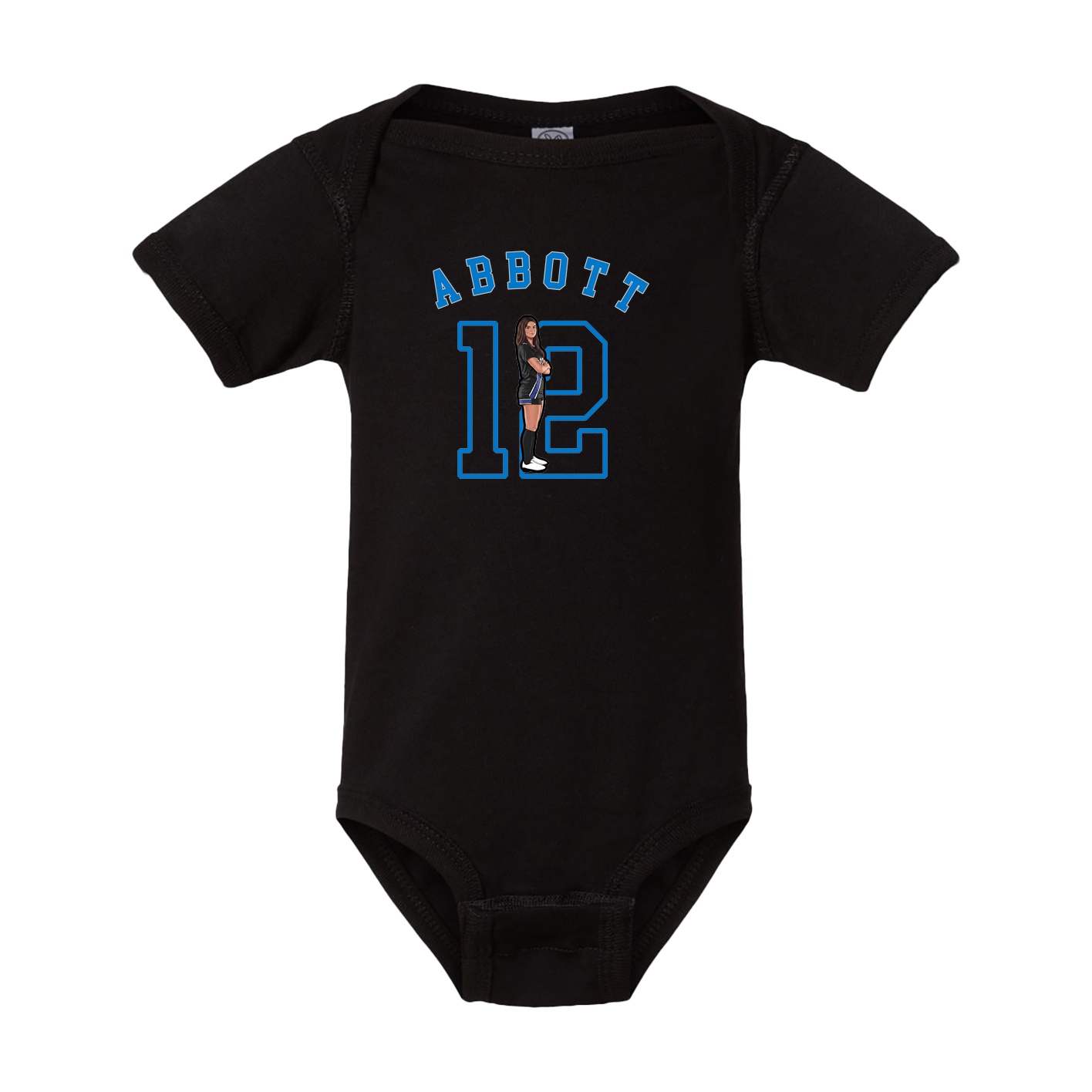 Baby Onesie — Shirsey Arch in Black
