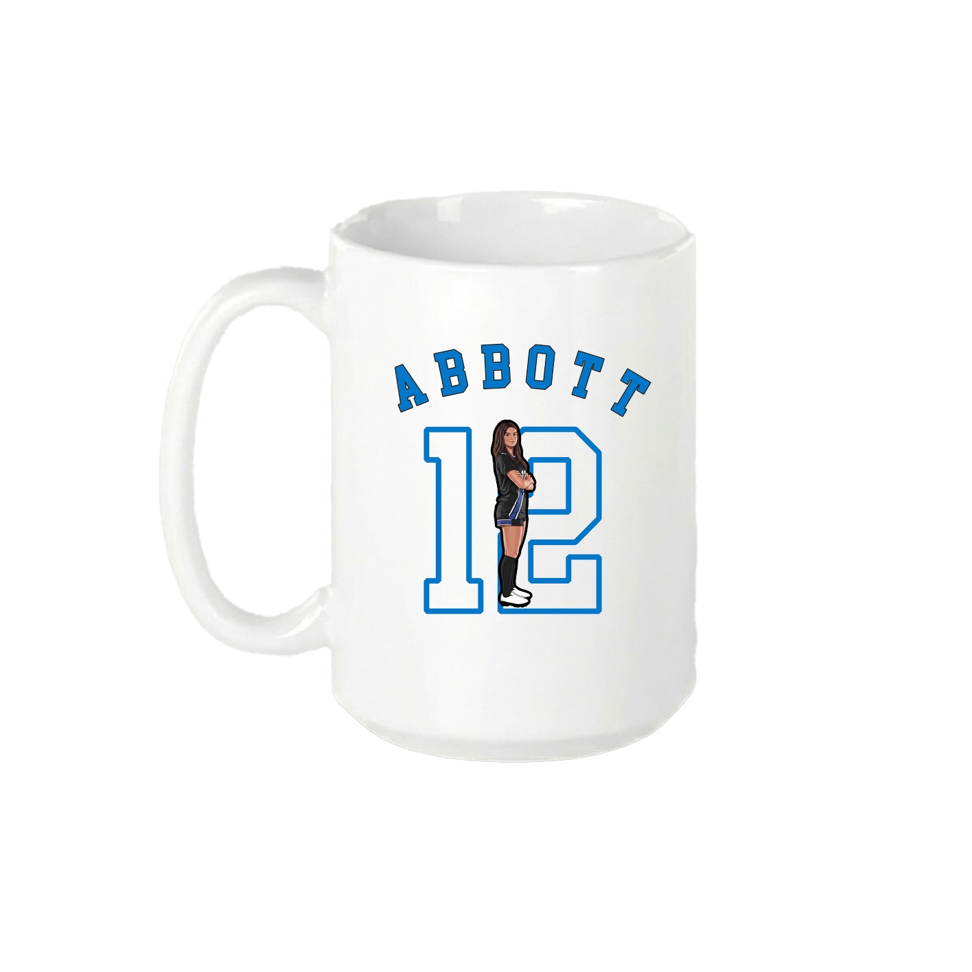 15oz Coffee Mug — Shirsey Arch in White
