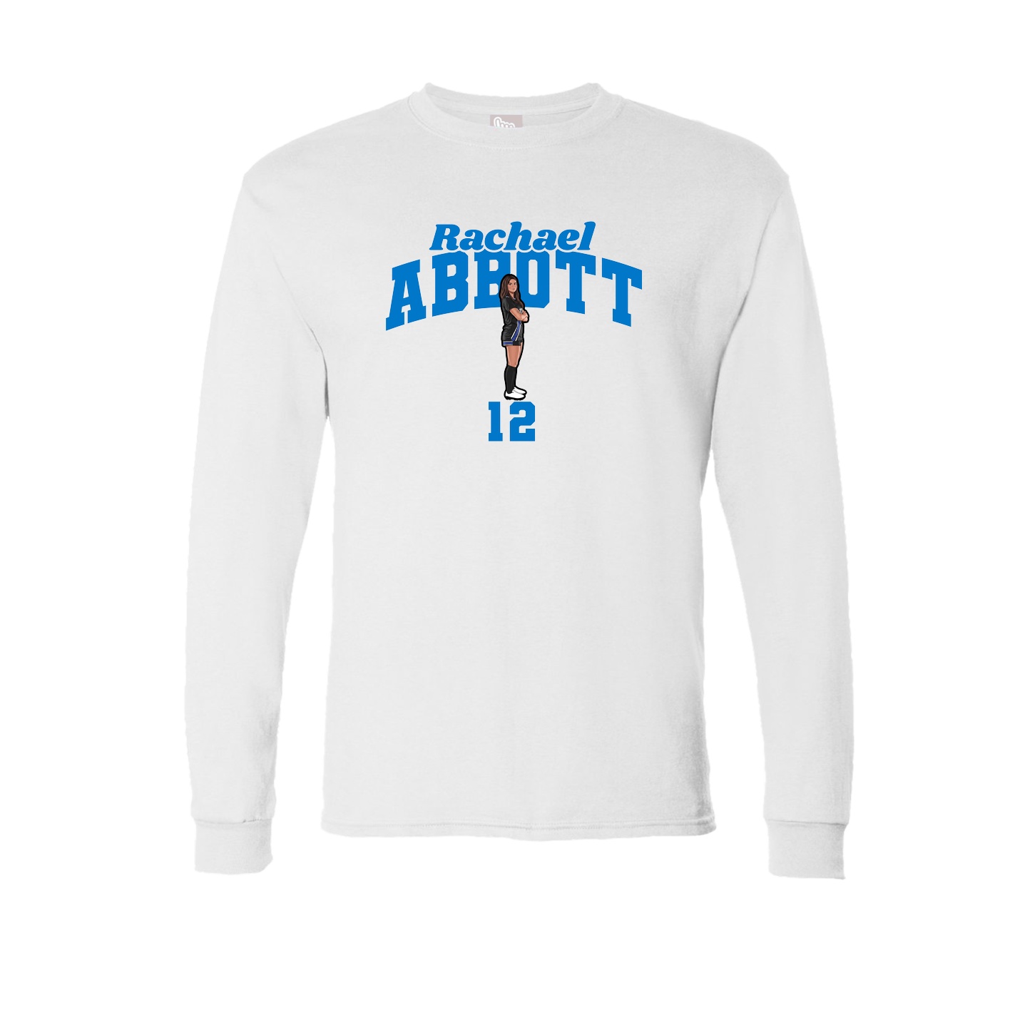 Long Sleeve Tee — Signature Arch in White