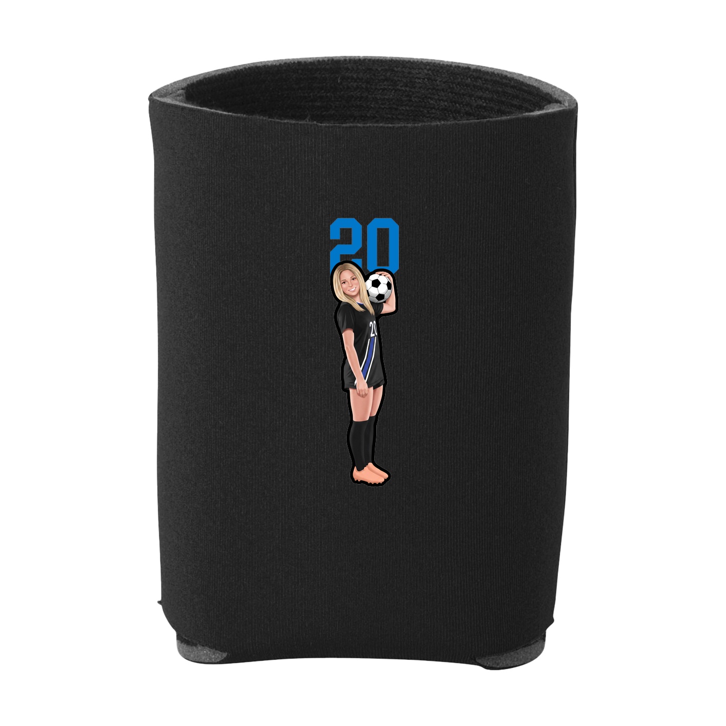 Can Holder — Number Top in Black