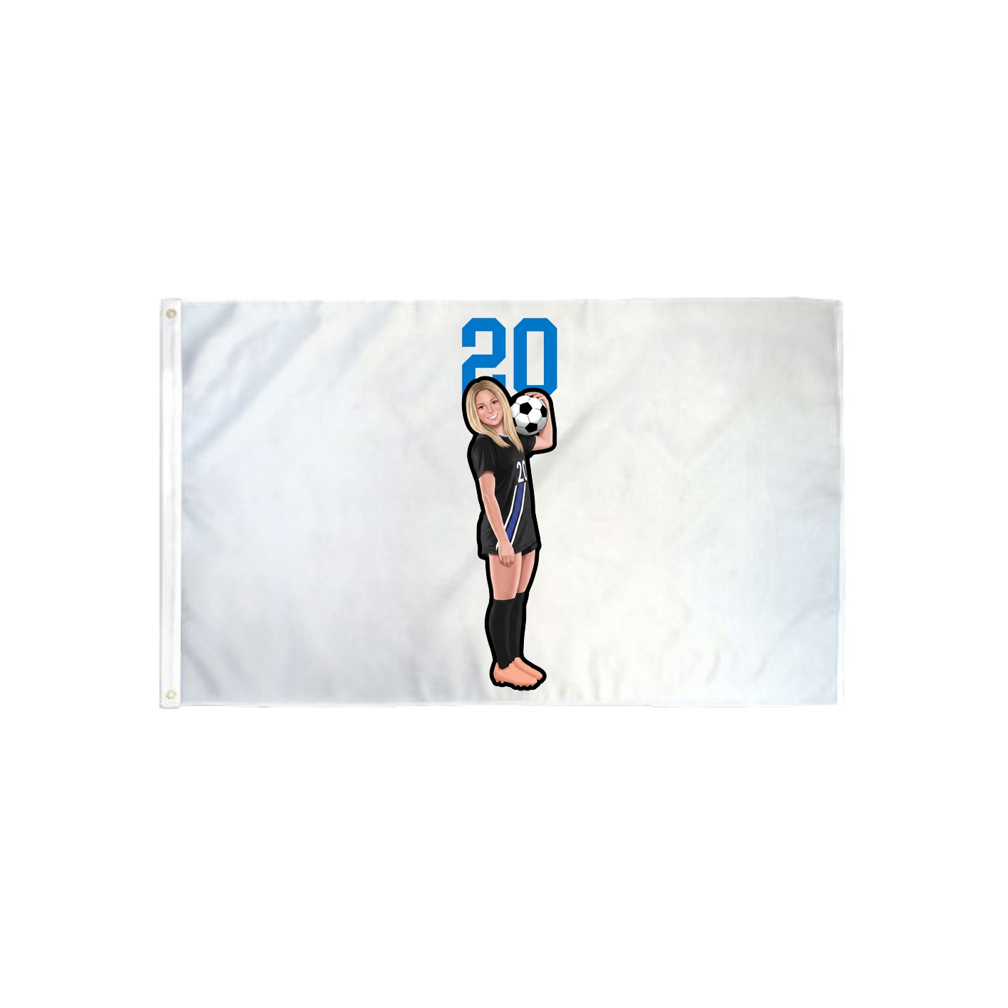 3x5 Flag — Number Top in Classic