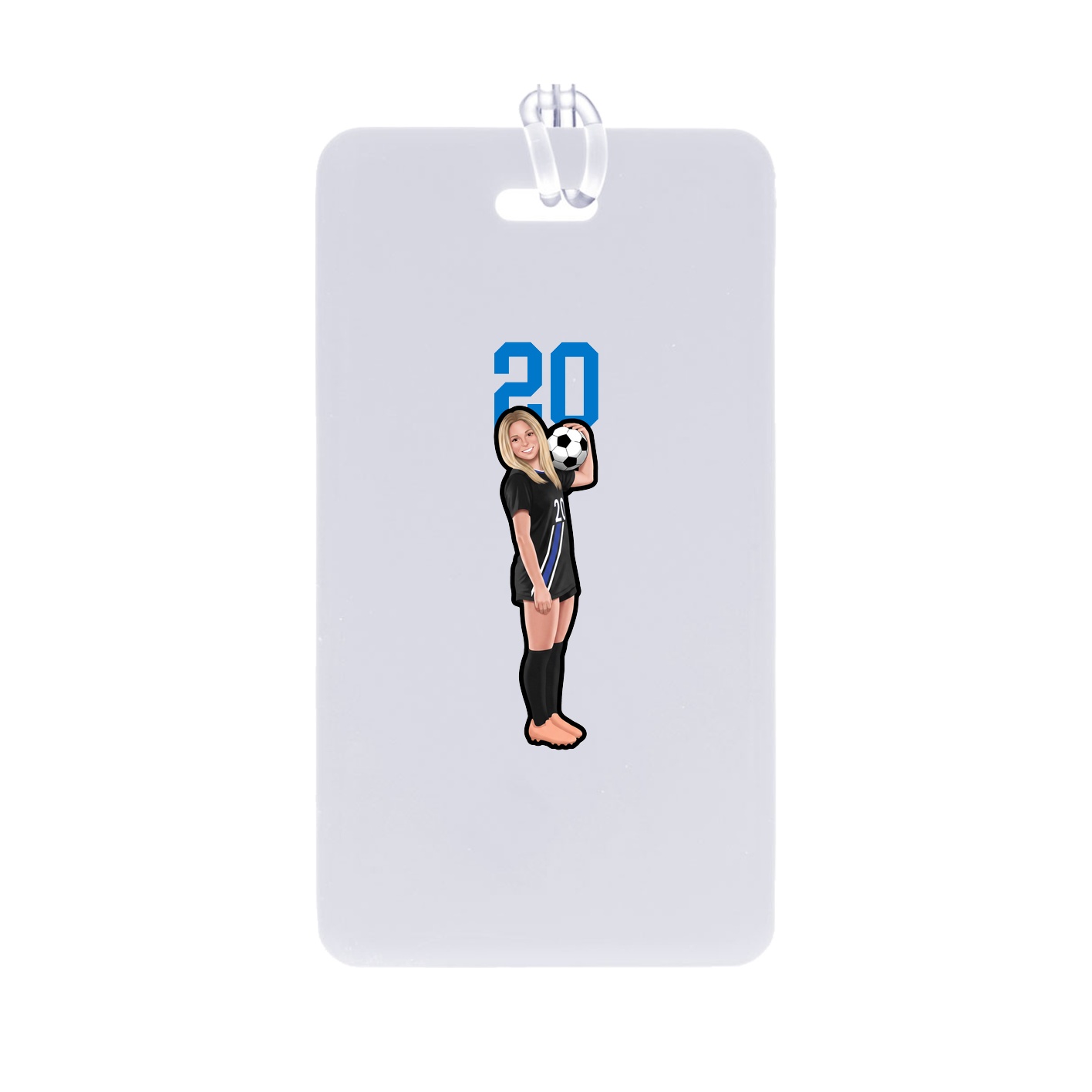 Bag Tag — Number Top in Classic