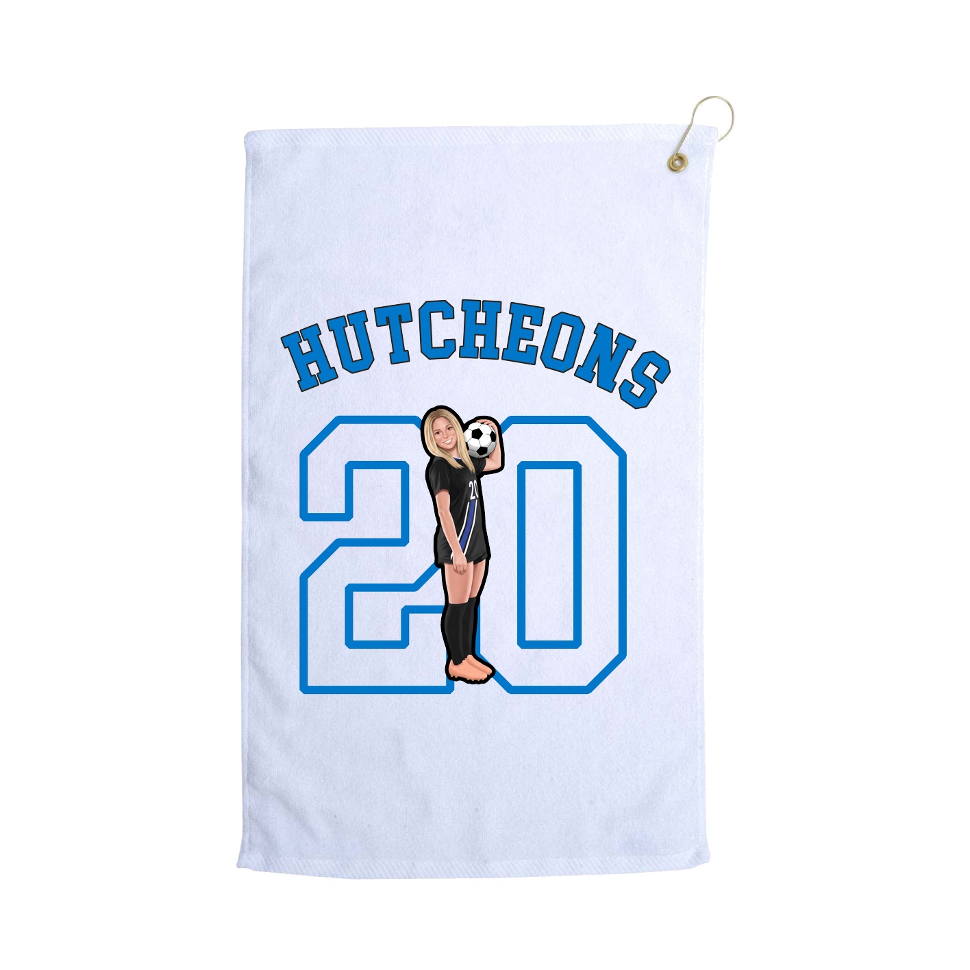 Golf Towel — Shirsey Arch in White