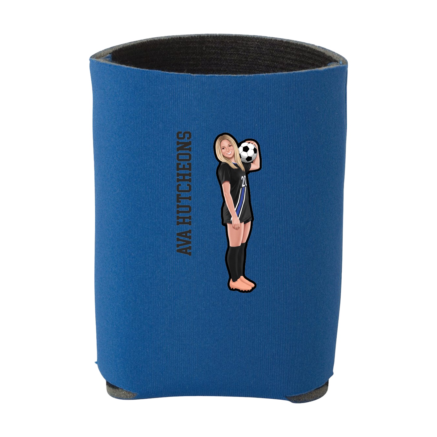 Can Holder — Name Vertical in Royal