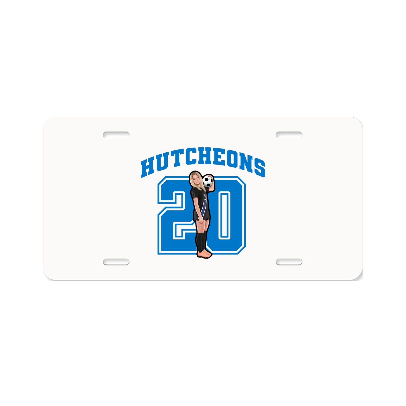 License Plate — Number in Classic