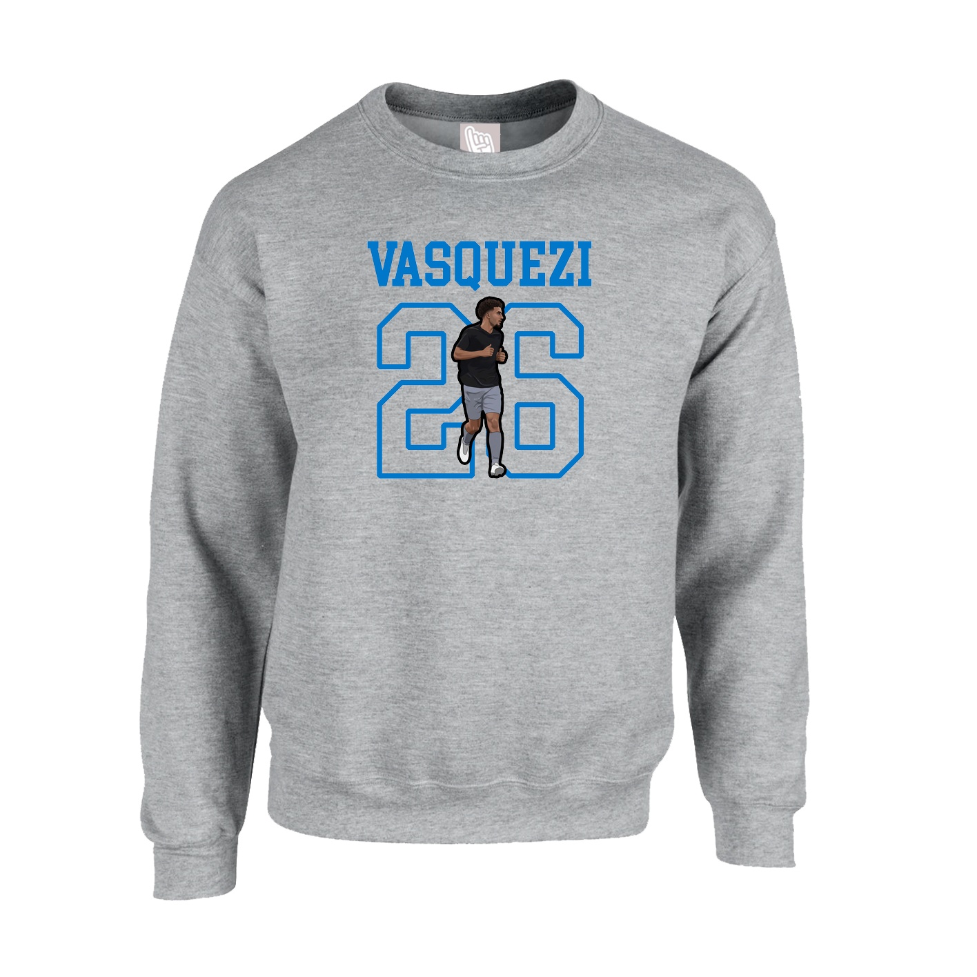 Fleece Crew — Shirsey in Grey