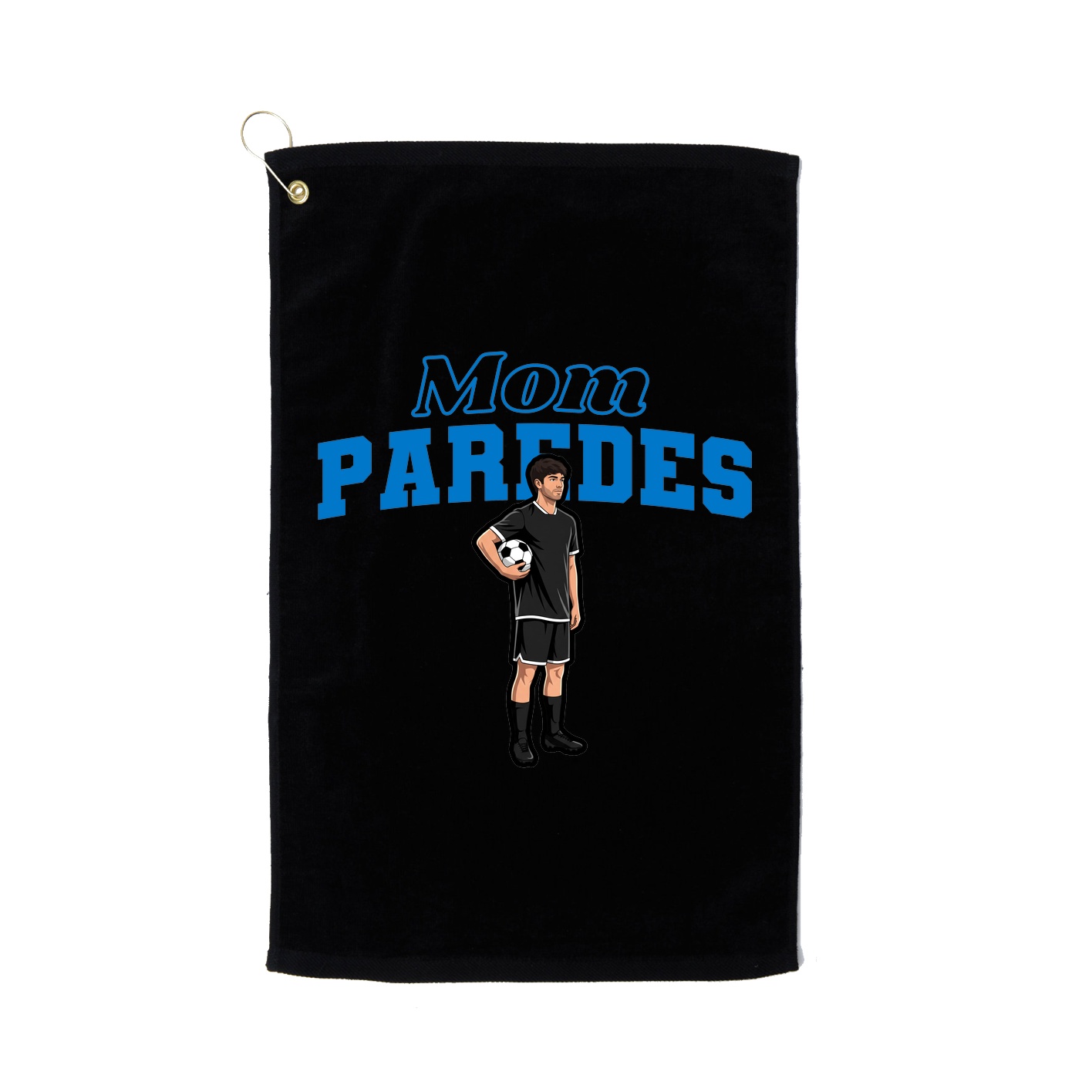 Golf Towel — Mothers Day Block in Black