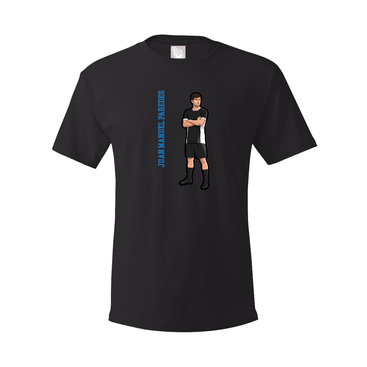 Tee — Name Vertical in Black