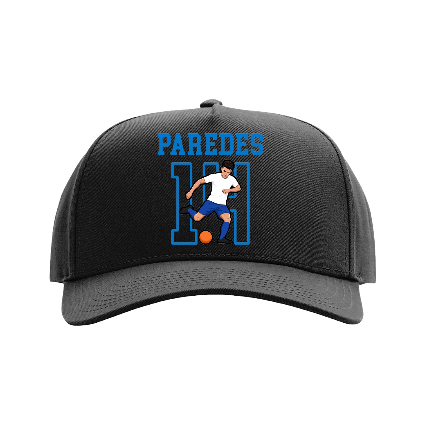 Full Fabric Five-Panel Champ Cap — Shirsey in Black