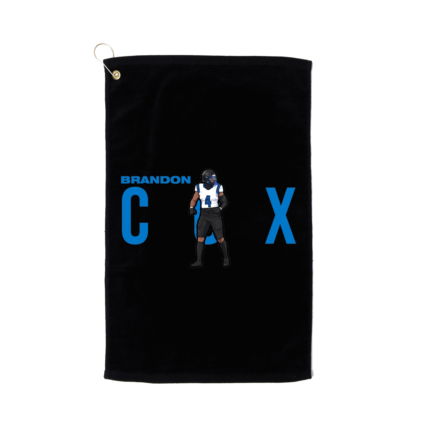 Golf Towel — Player Name in Black