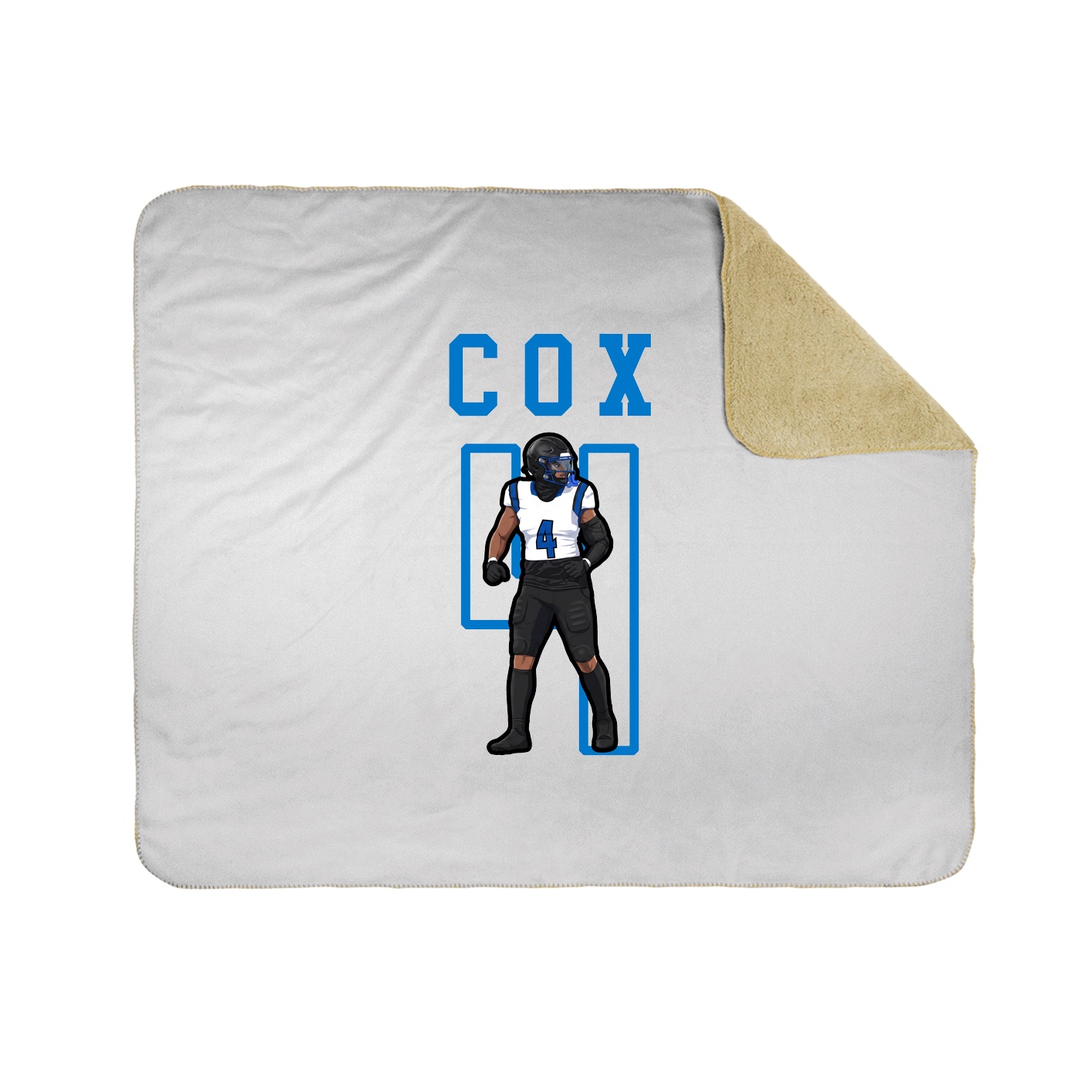 50x60 Sherpa Lined Throw Blanket