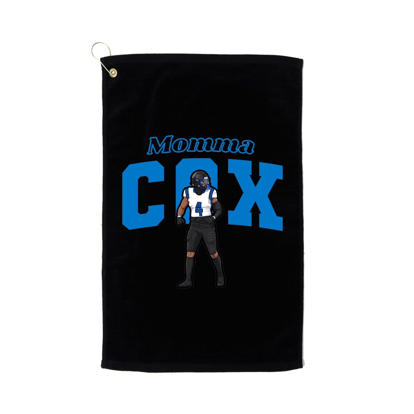 Golf Towel — Mothers Day Block in Black
