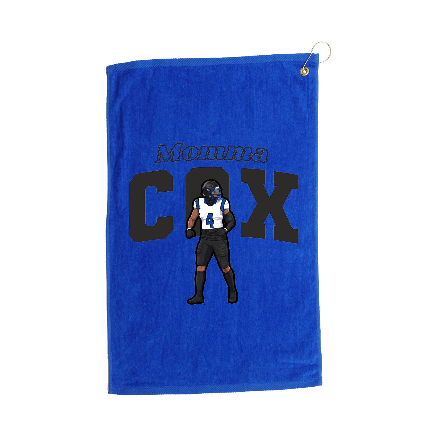 Golf Towel — Mothers Day Block in Royal