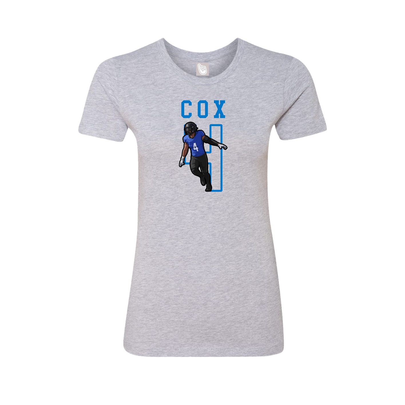Fitted Women's Tee — Shirsey in Grey