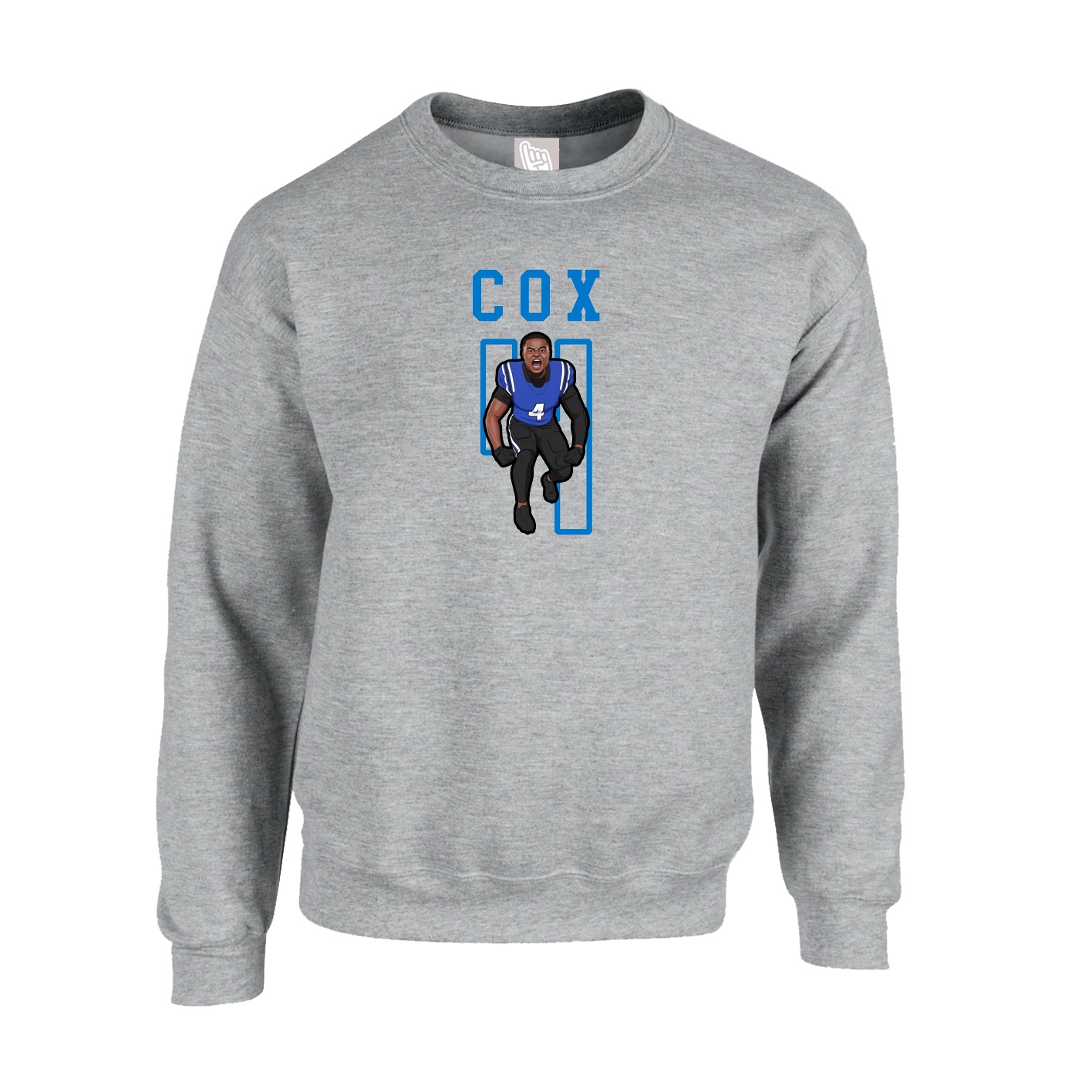 Fleece Crew — Shirsey in Grey