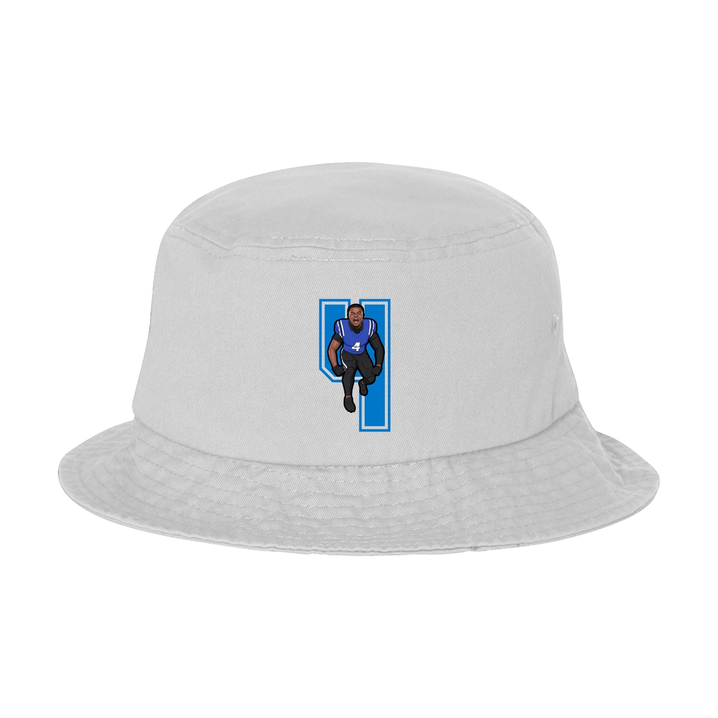 Bucket Cap — Number in White