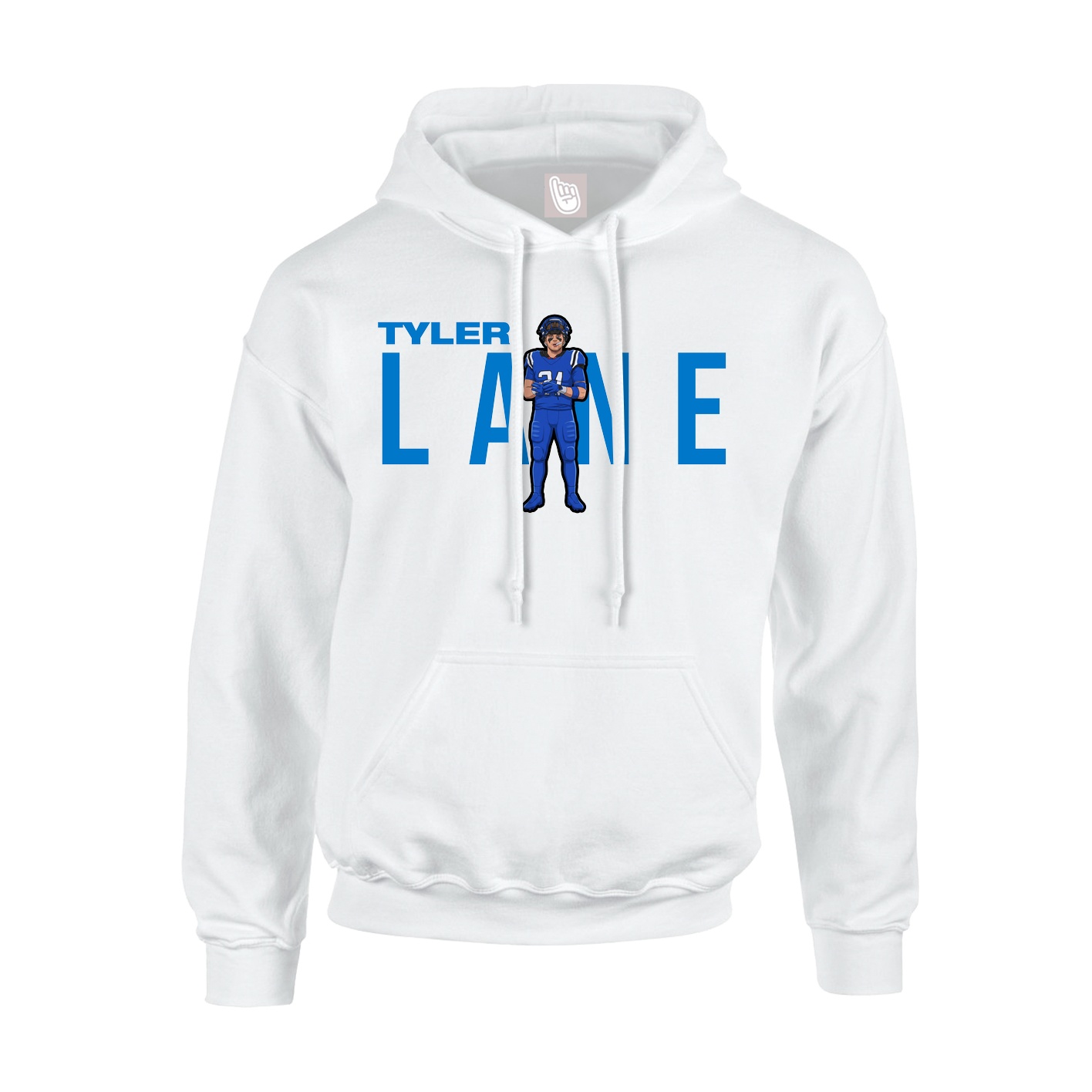 Hoodie — Player Name in White