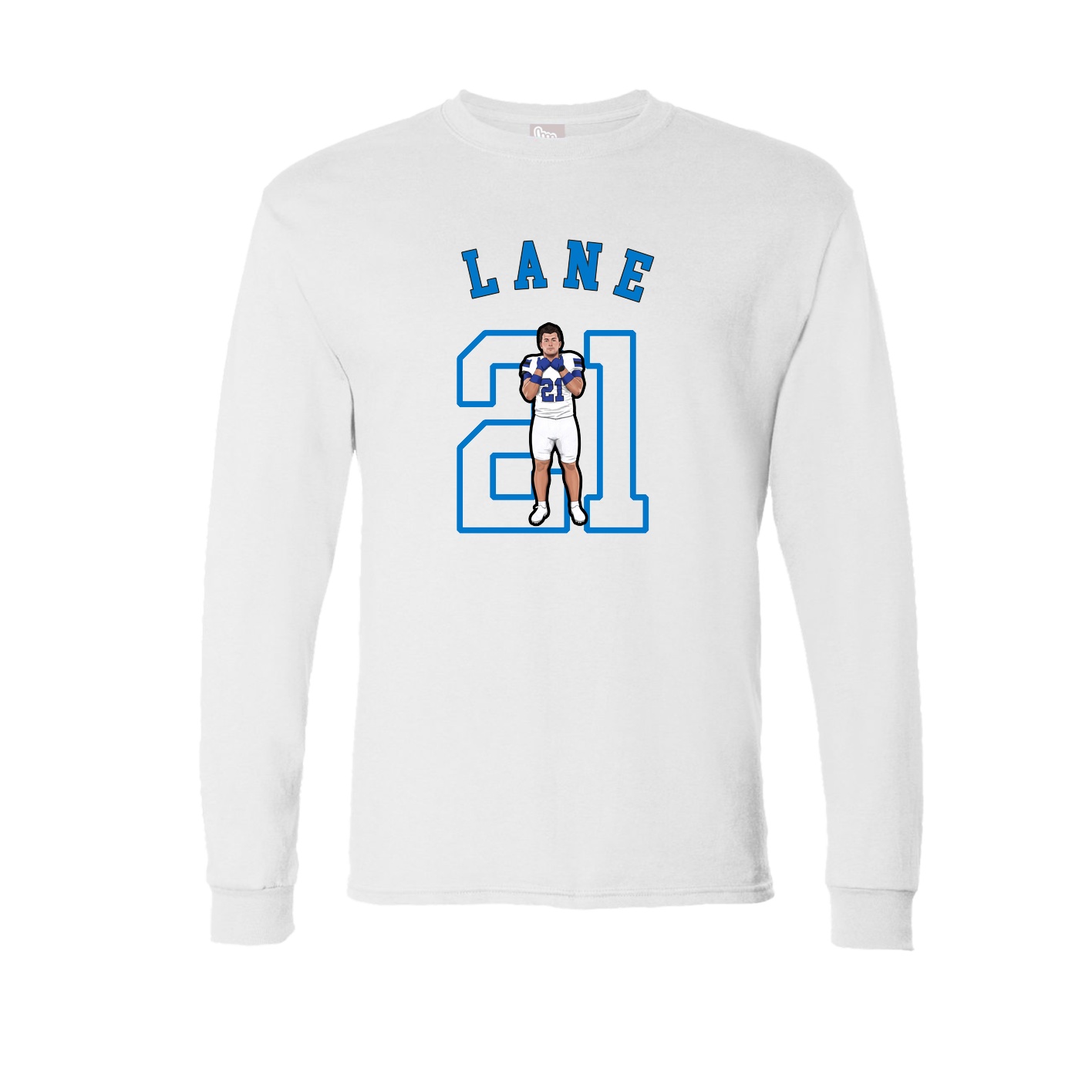 Long Sleeve Tee — Shirsey Arch in White