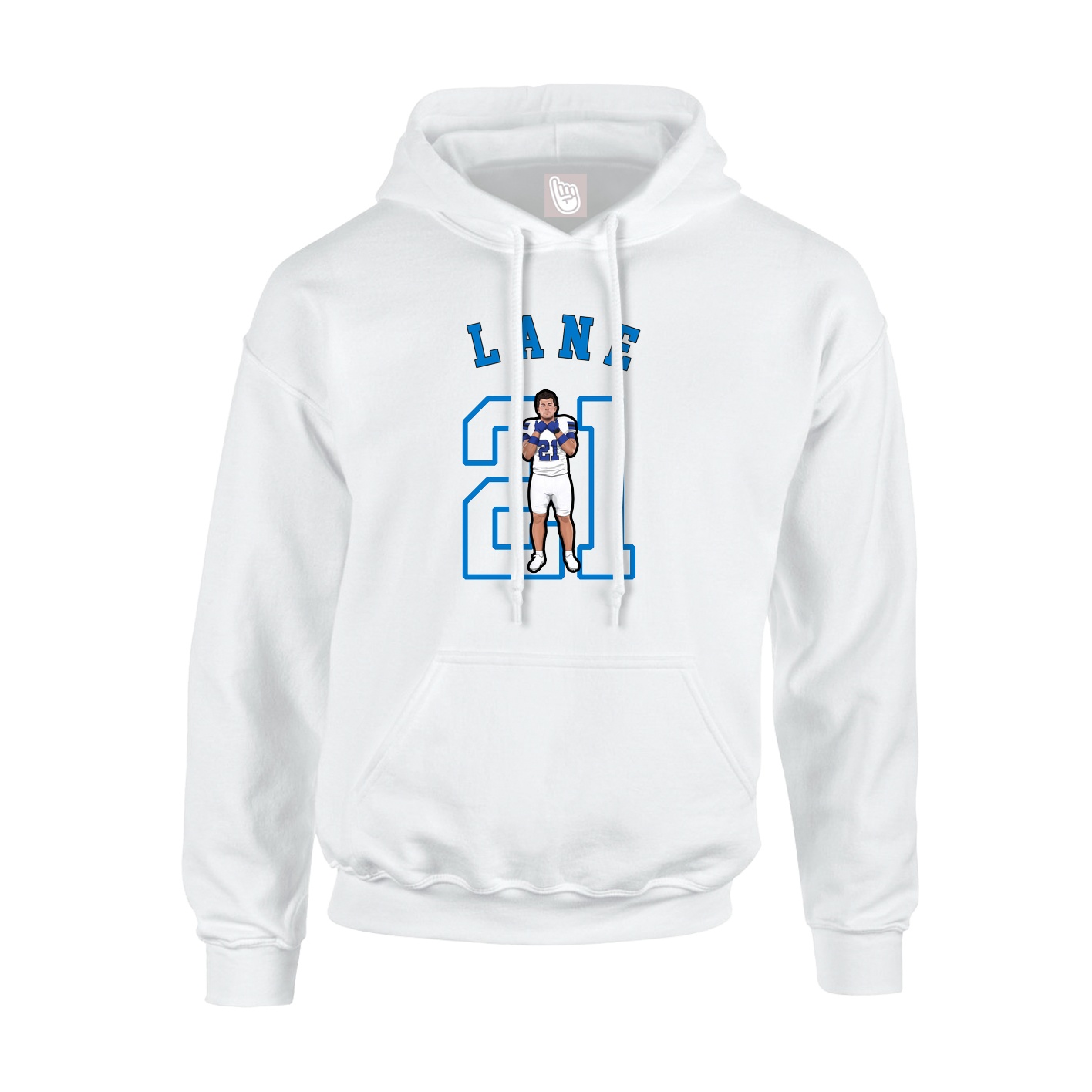 Hoodie — Shirsey Arch in White