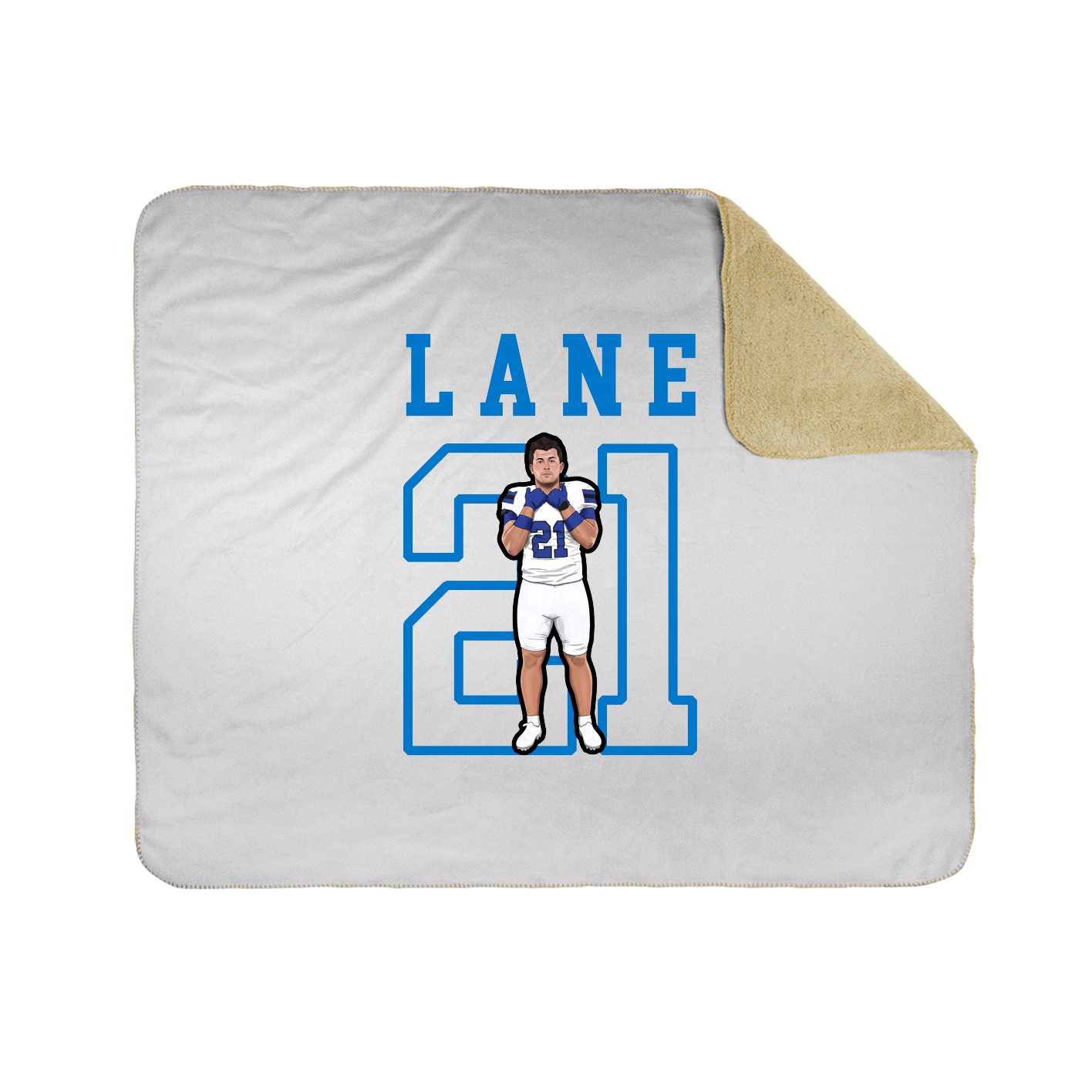 Throw Blanket — Shirsey in White