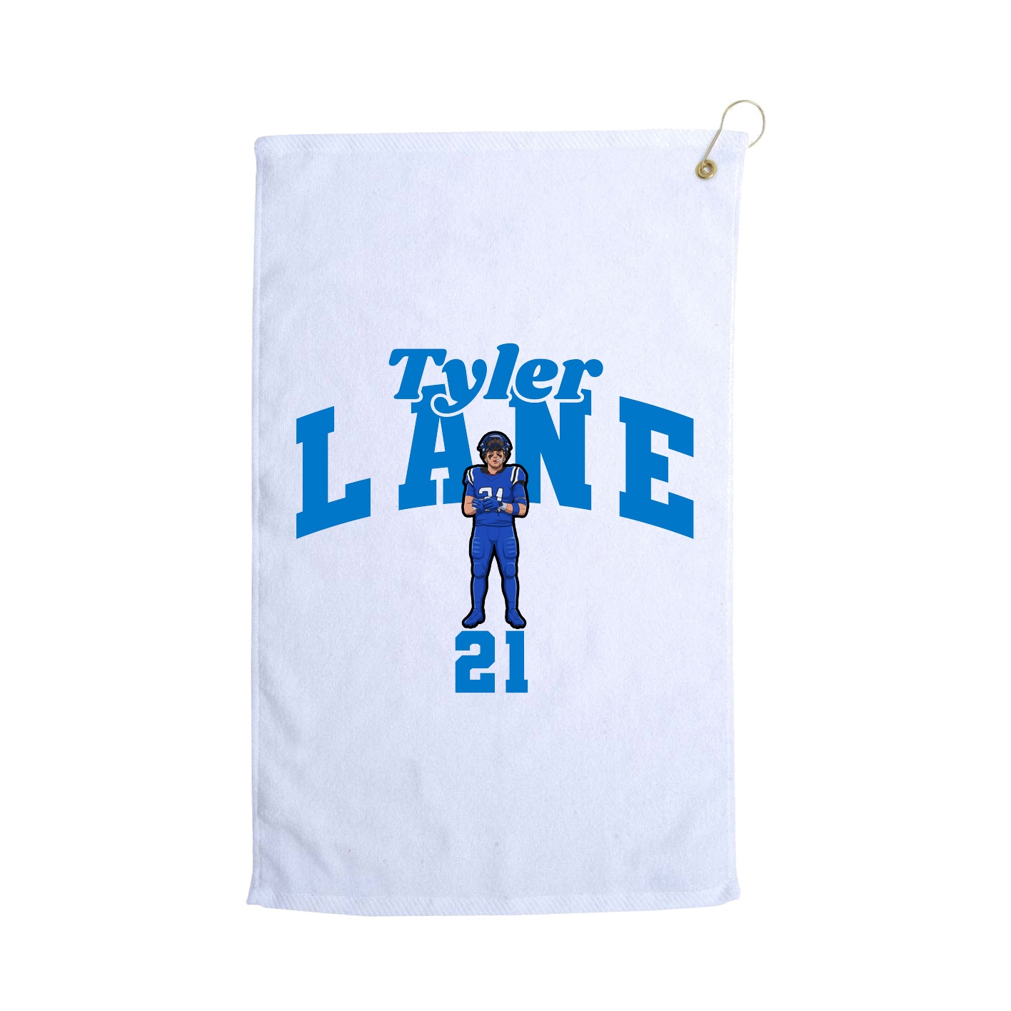 Golf Towel — Signature Arch in White