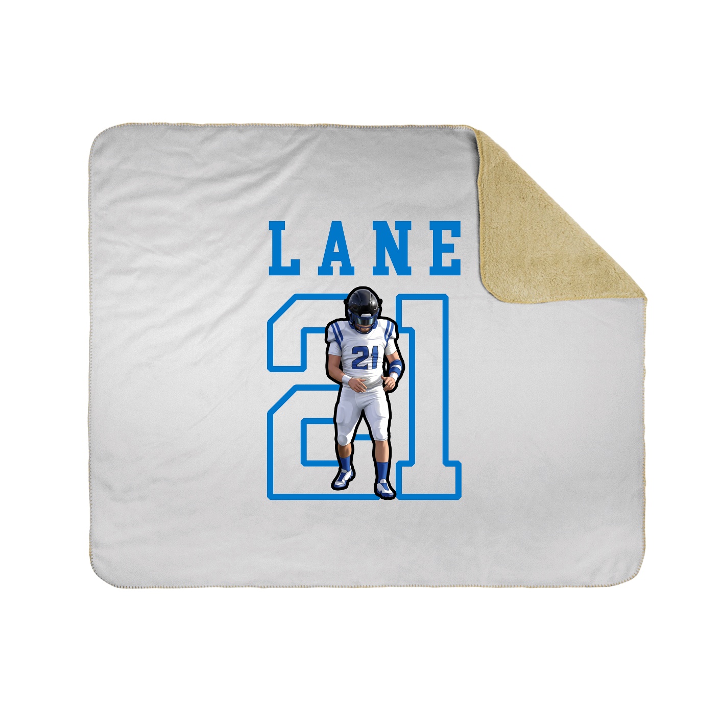 Throw Blanket — Shirsey in White