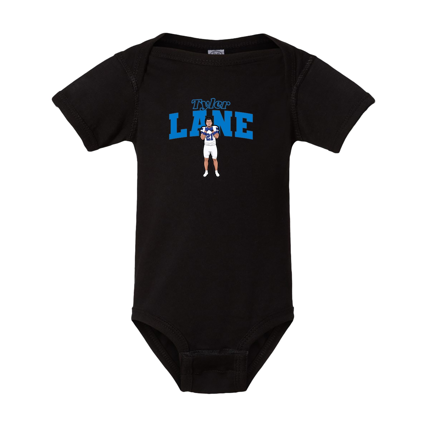 Baby Onesie — Name Arch in Black