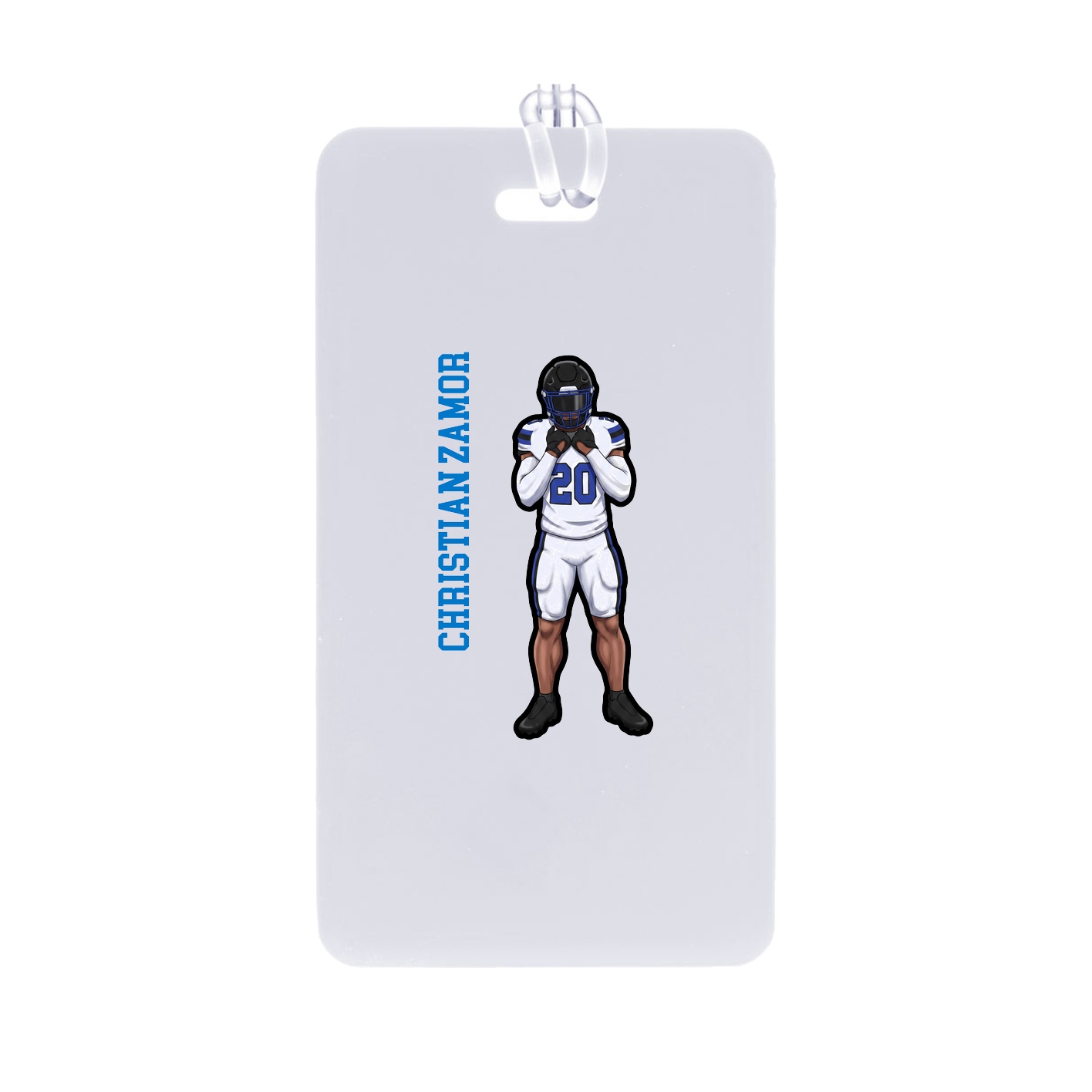 Bag Tag — Name Vertical in Classic