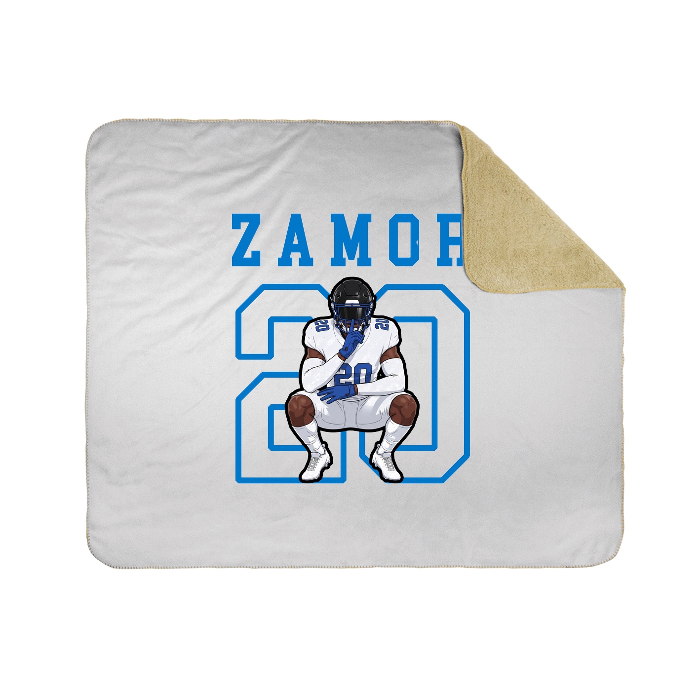 Throw Blanket — Shirsey in White
