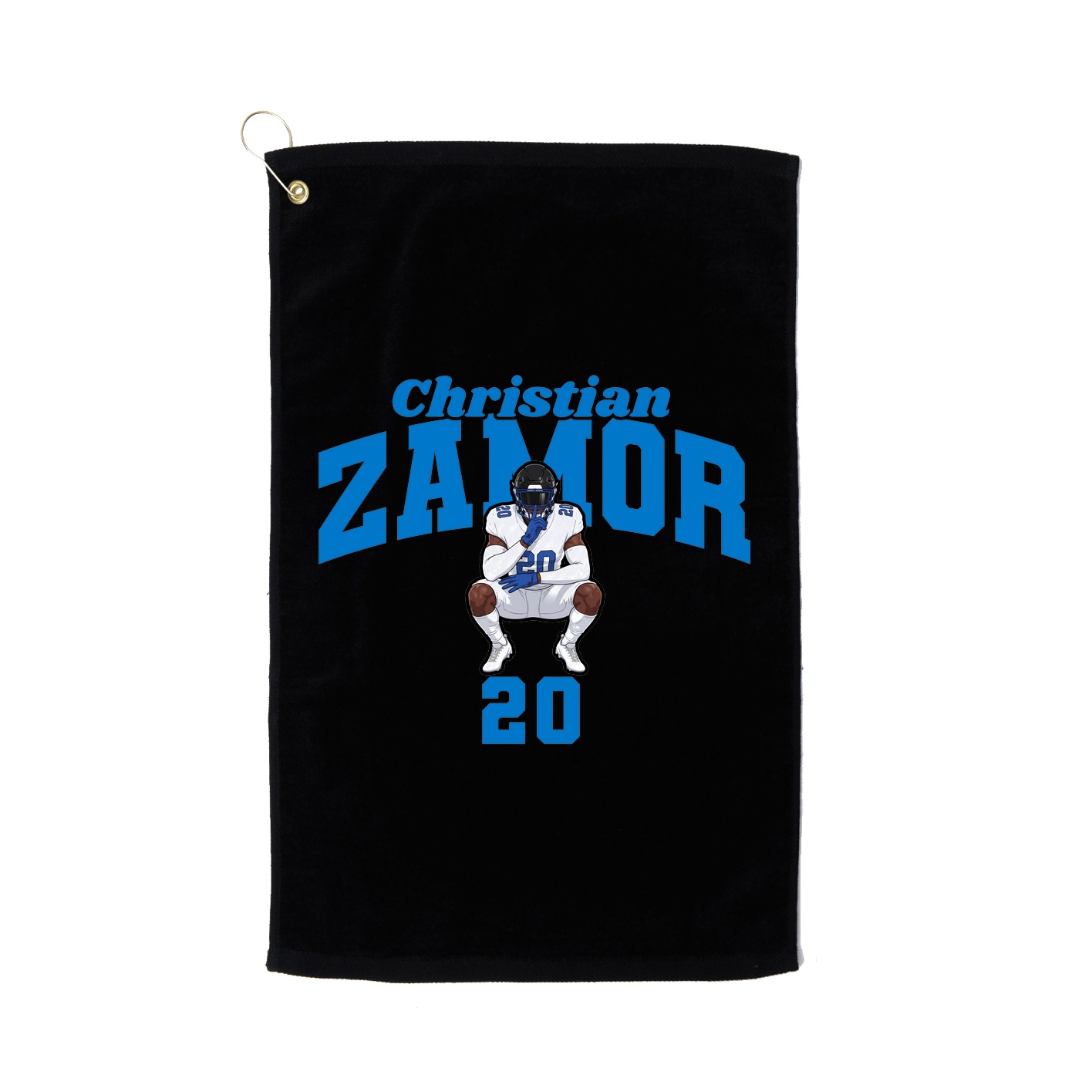 Golf Towel — Signature Arch in Black