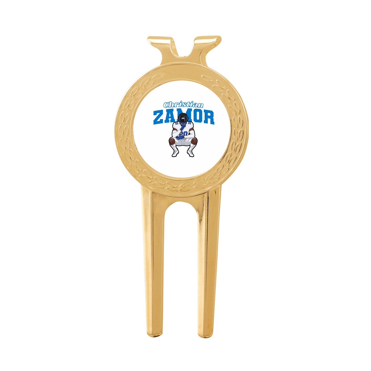 Divot Tool with Ball Marker — Name Arch in Classic