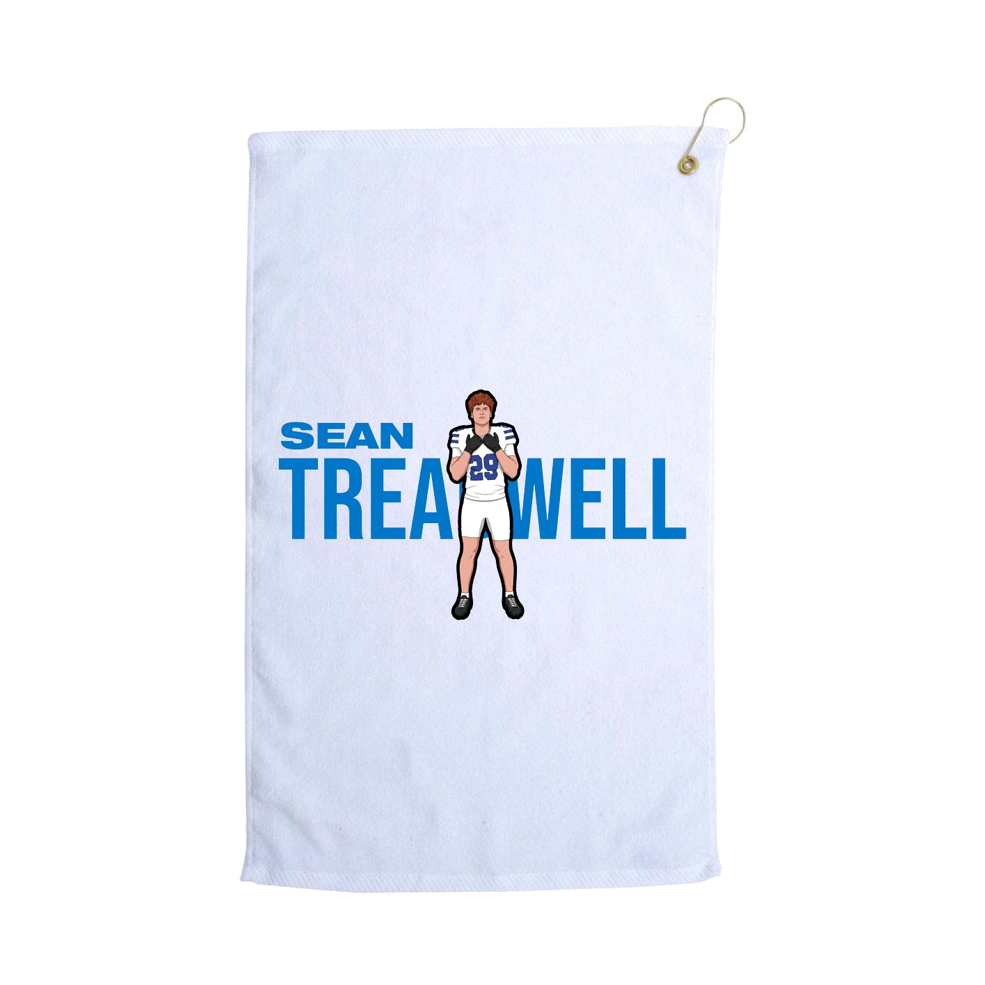 Golf Towel — Player Name in White