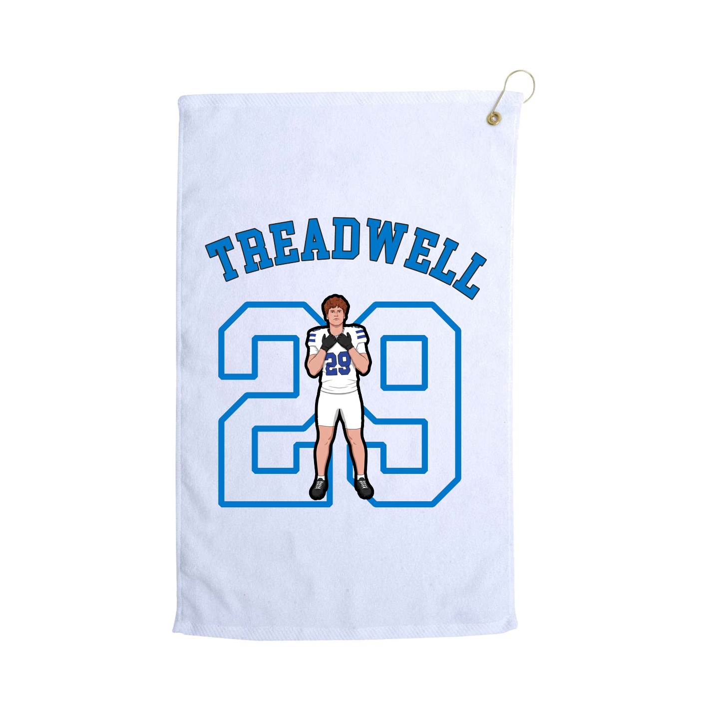 Golf Towel — Shirsey Arch in White