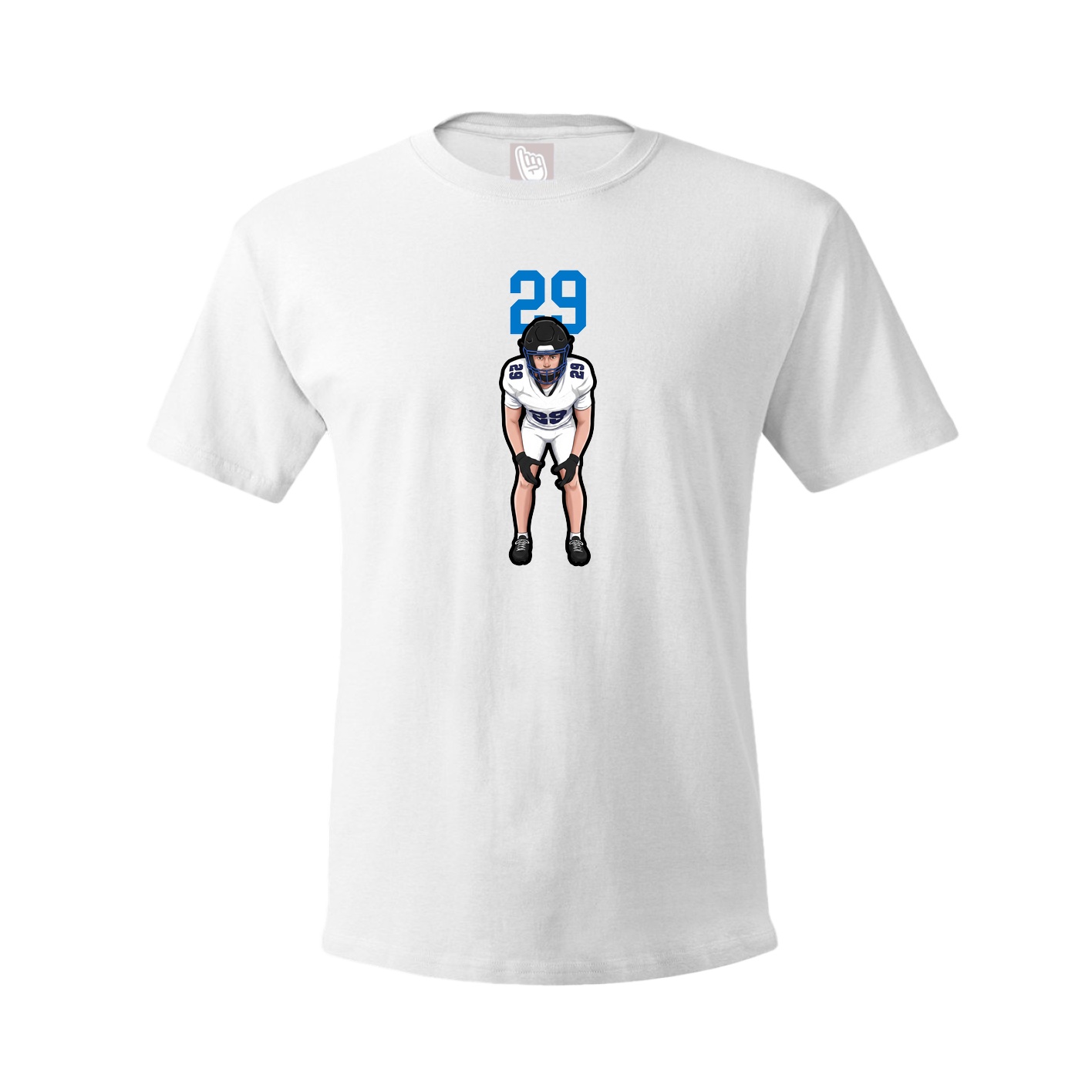 Tee — Number Top in White