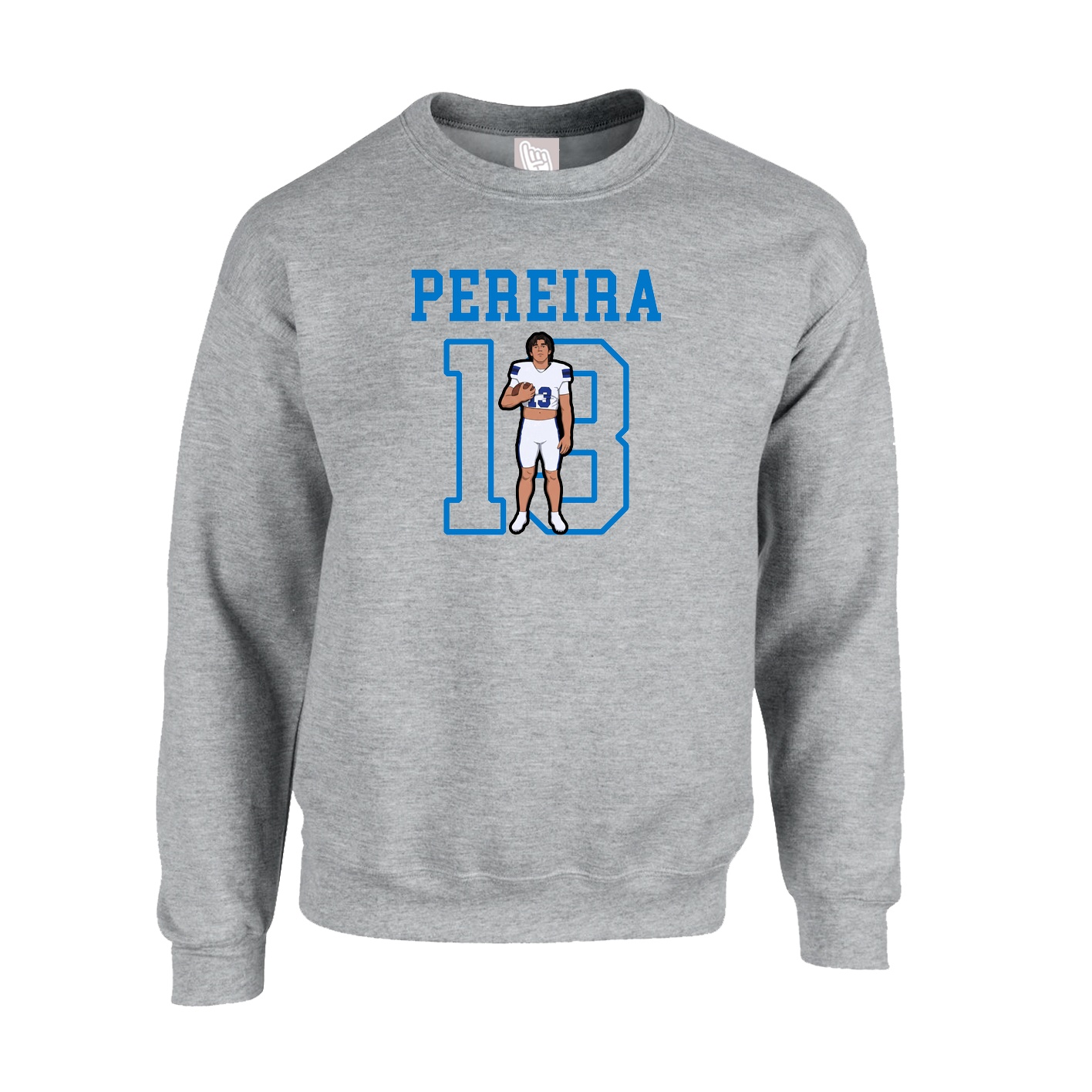Fleece Crew — Shirsey in Grey