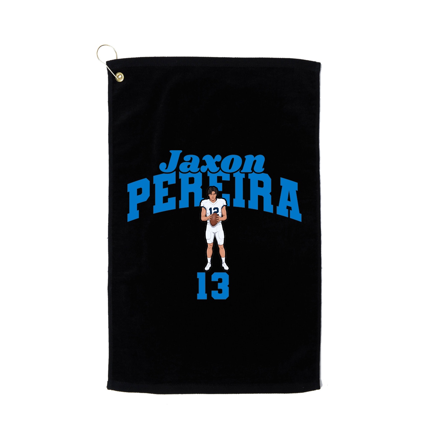 Golf Towel — Signature Arch in Black