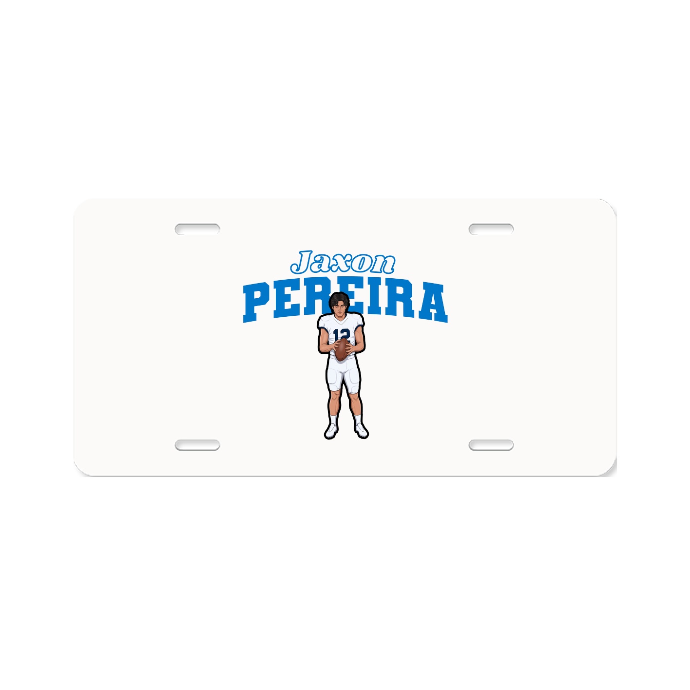 License Plate — Name Arch in Classic