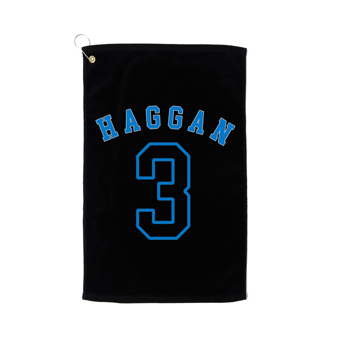 Golf Towel — Shirsey Arch in Black
